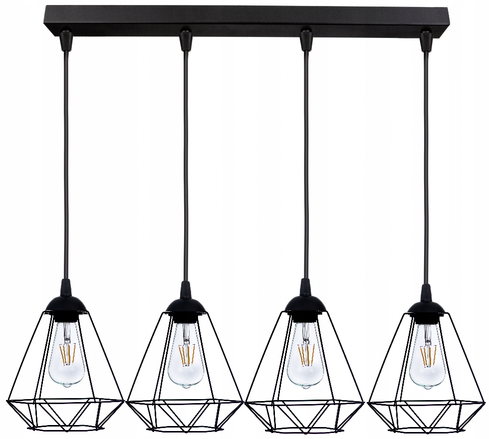 

Lampa Wisząca Sufitowa Żyrandol Brylant Loft Drut