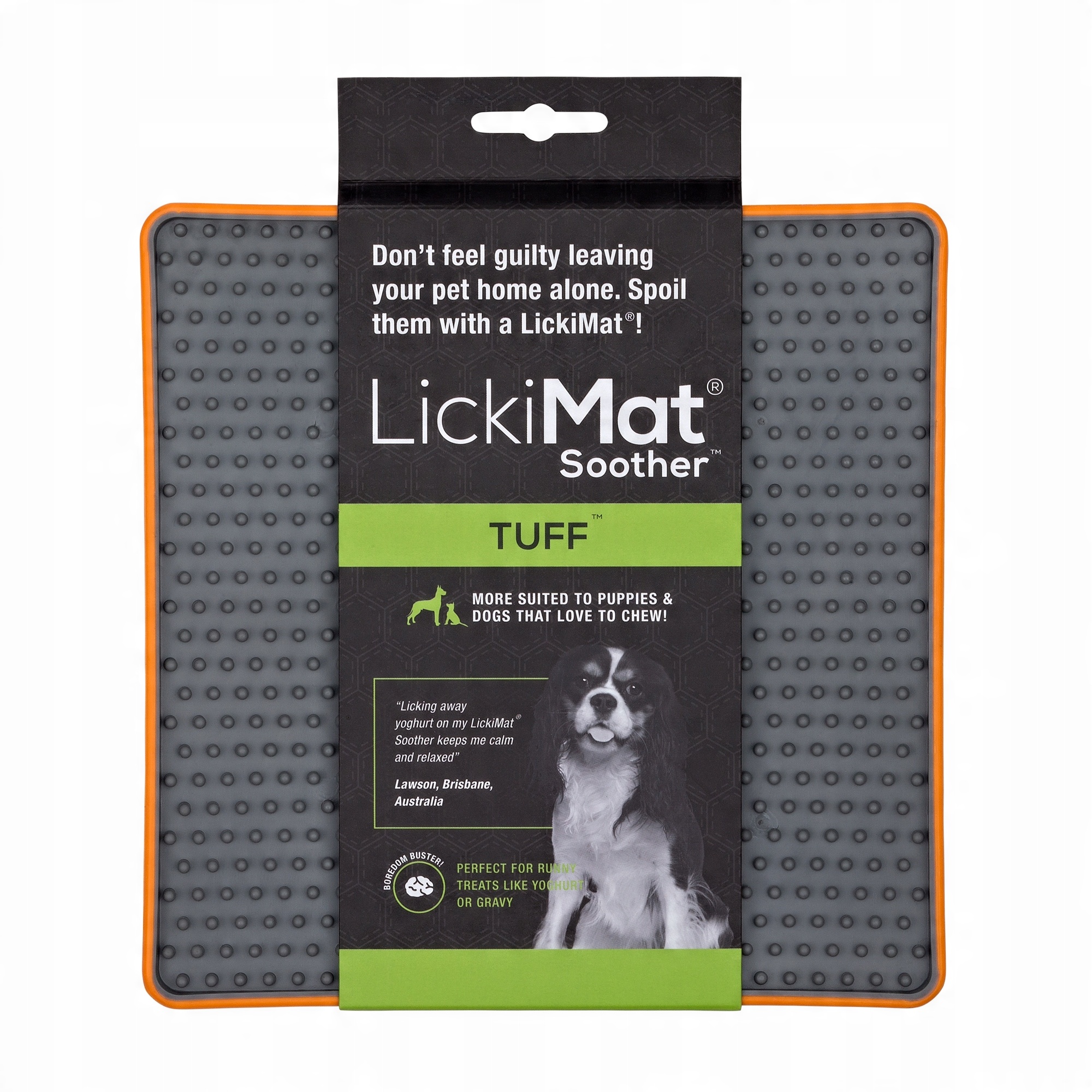 

LickiMat Soother deluxe mata jeżyk-twarda orange