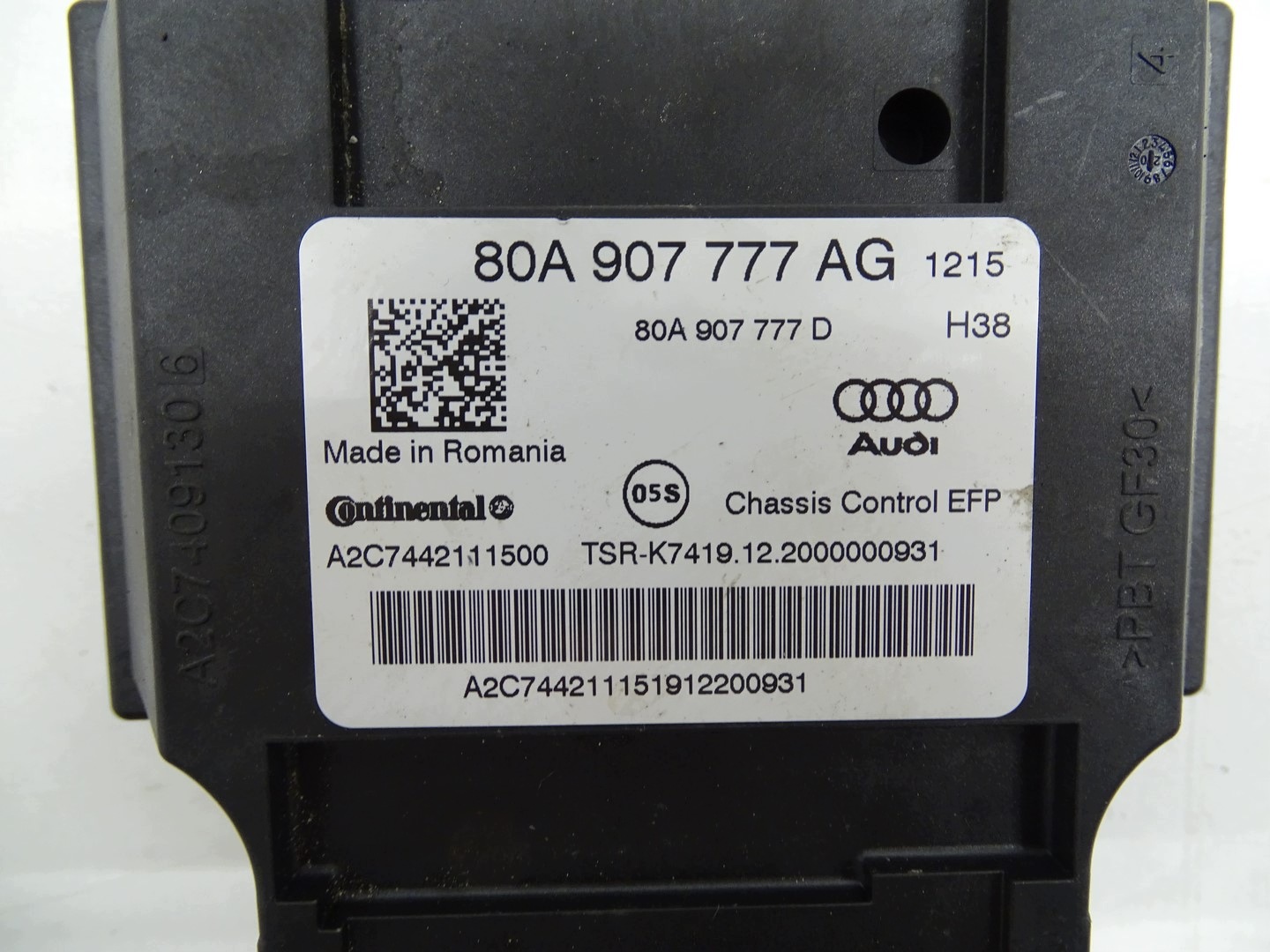 module control unit springing AUDI Q5 II 80A 80A907777AG
