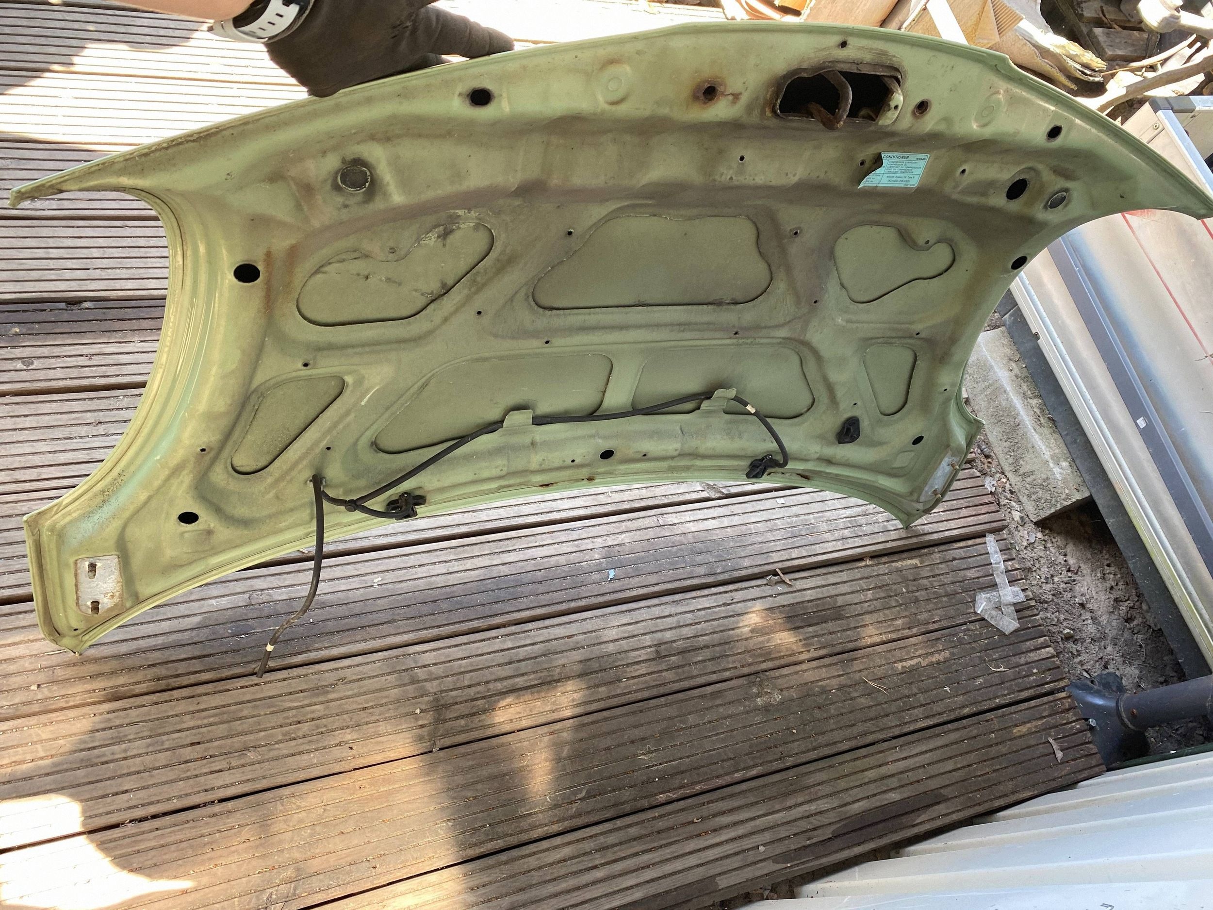 NISSAN MICRA K12 complete bonnet cover front