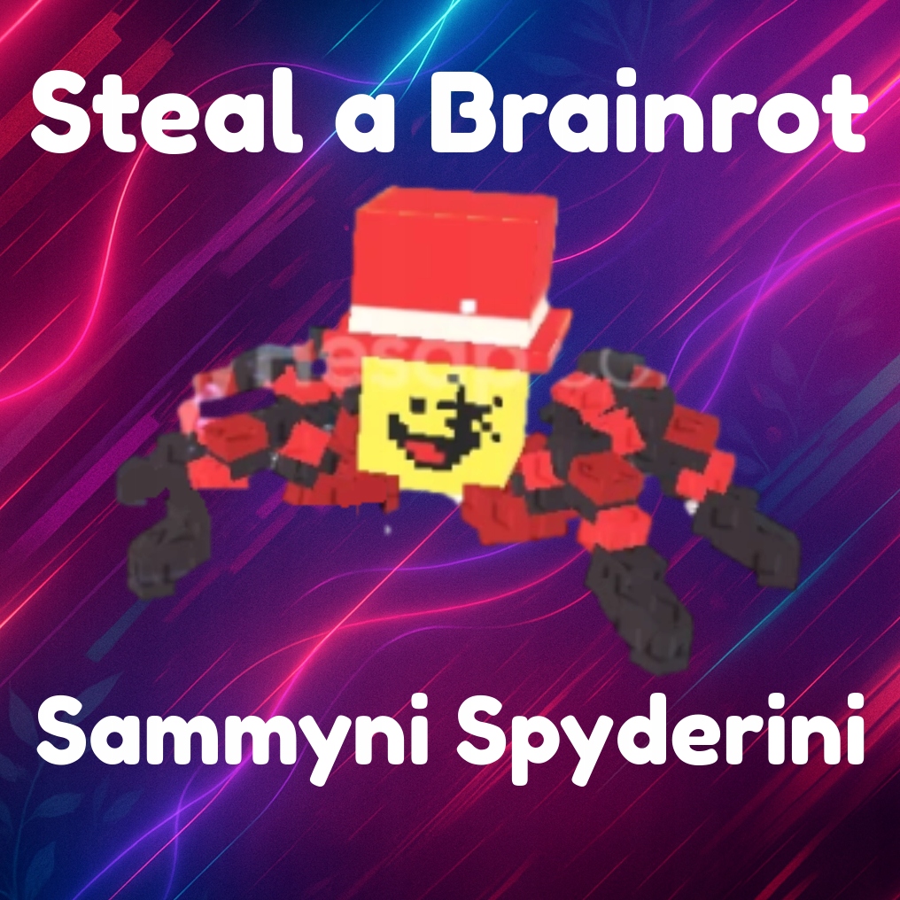Articulated Spider Toy With Hat Sammyni Spiderini Brainrot Italian Meme ...
