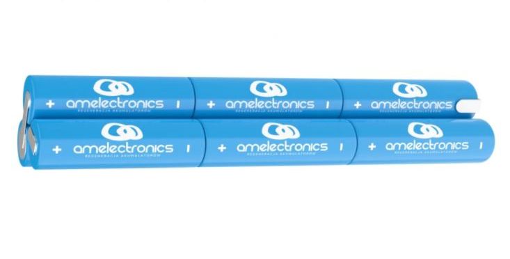 

Pakiet Akumulatorów 9 Ogniw Aa 10,8V 2200mAh Ni-mh