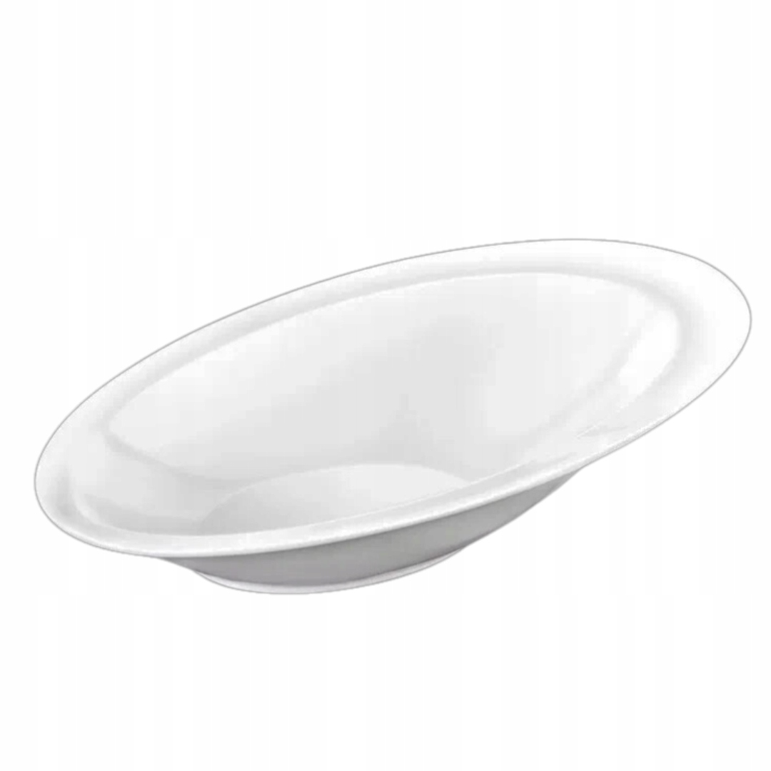 Miska salátová mísa bílá porcelánová na salátovou pastu 33,5x23 cm Wilmax