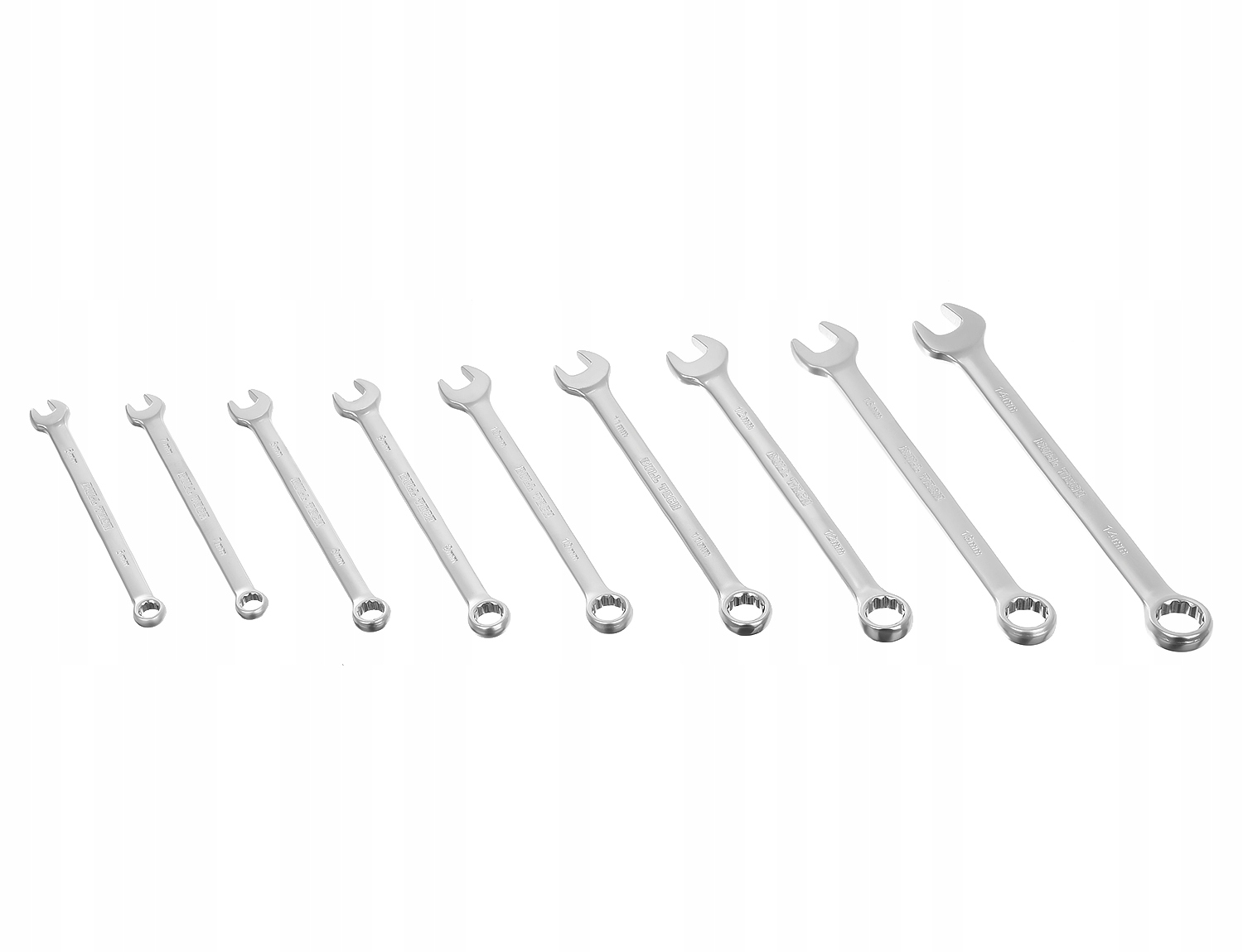 KLUCZE PŁASKIE OCZKOWE 6-32 ZESTAW KLUCZY PŁASKICH DUŻY KOMPLET KLUCZY 21EL Rodzaj klucza płasko-oczkowy