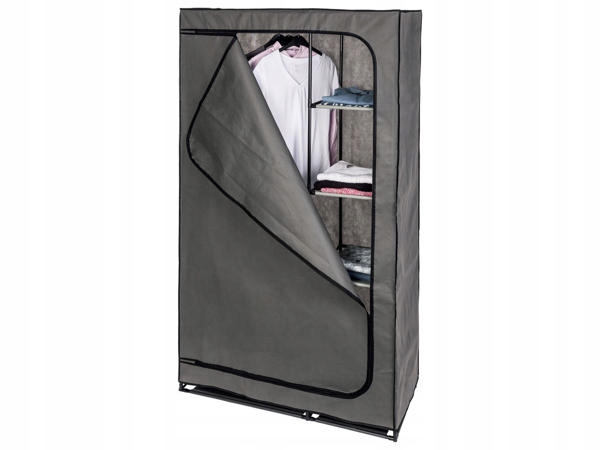 niemiecka LIVARNO SZAFA TEKSTYLNA GARDEROBA NA UBRANIA Z DRĄŻKIEM PRZENOŚNA