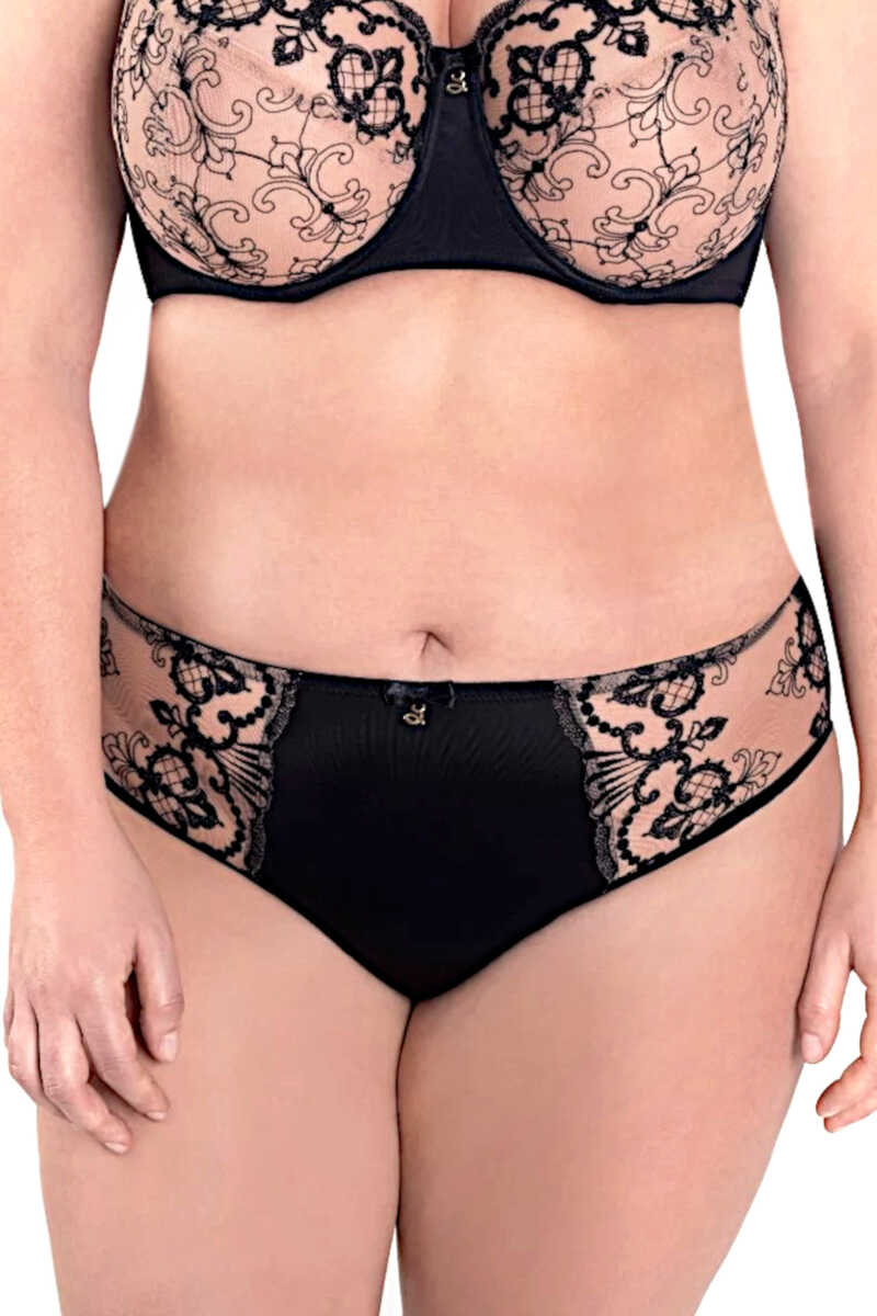 Samanta Kalhotky Perla B400 černé 2XL