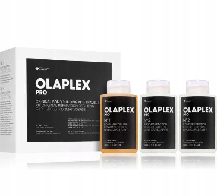 Olaplex Cestovní sada pro stylisty Sada pro regeneraci a obnovu vlasů 3x100