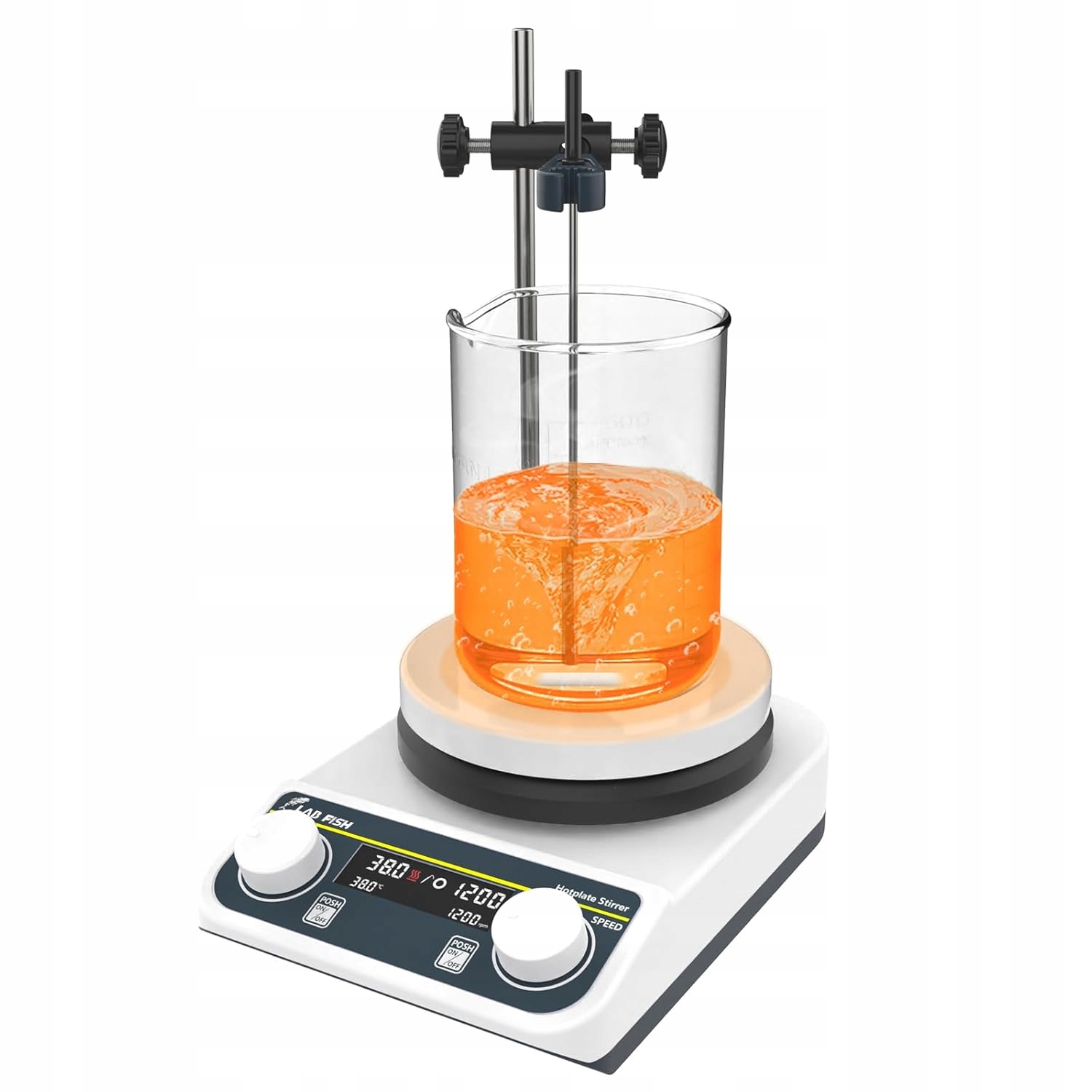 Labfish Magnetické vykurovacie miešadlo 3 l 280°C 200-1500 ot./min 110 V