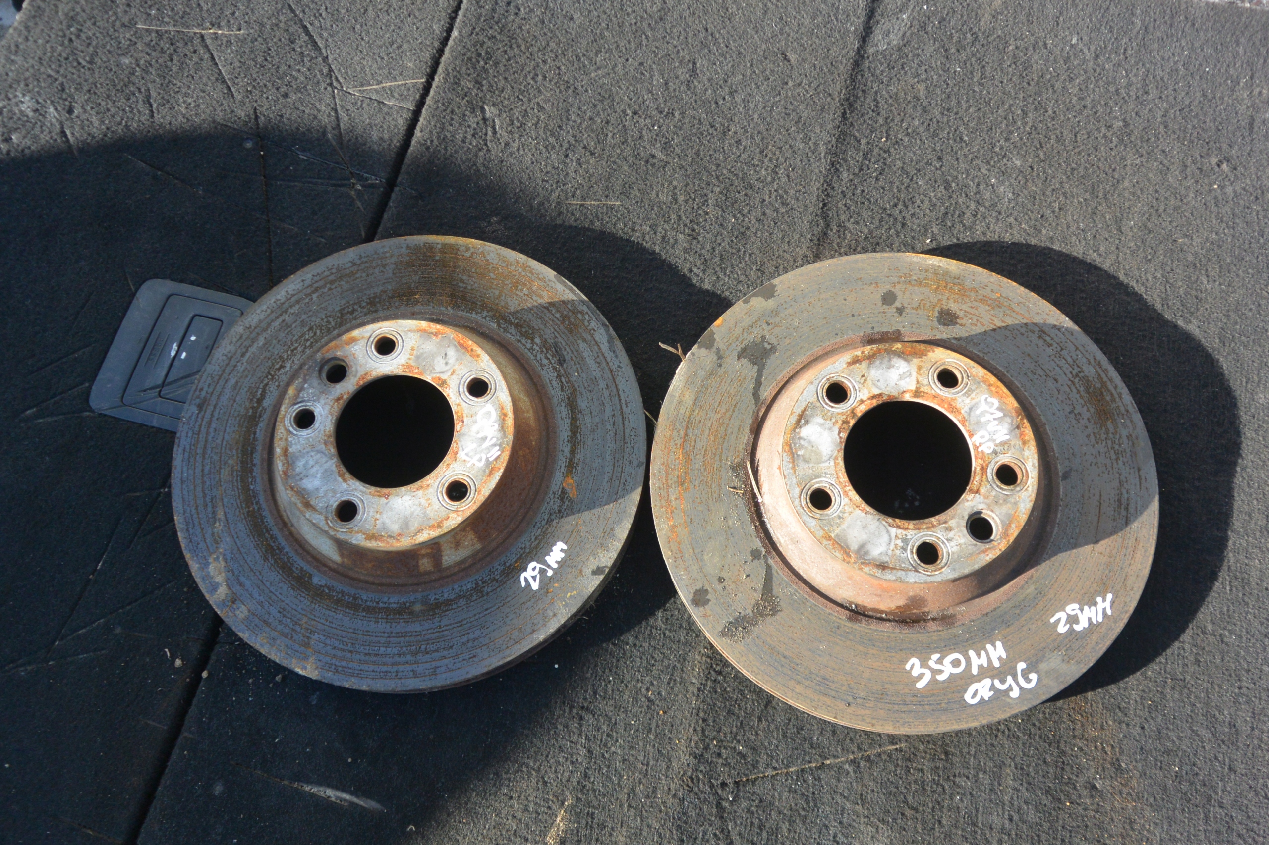 disc brake front right left KPL 350MM AUDI Q7 4L