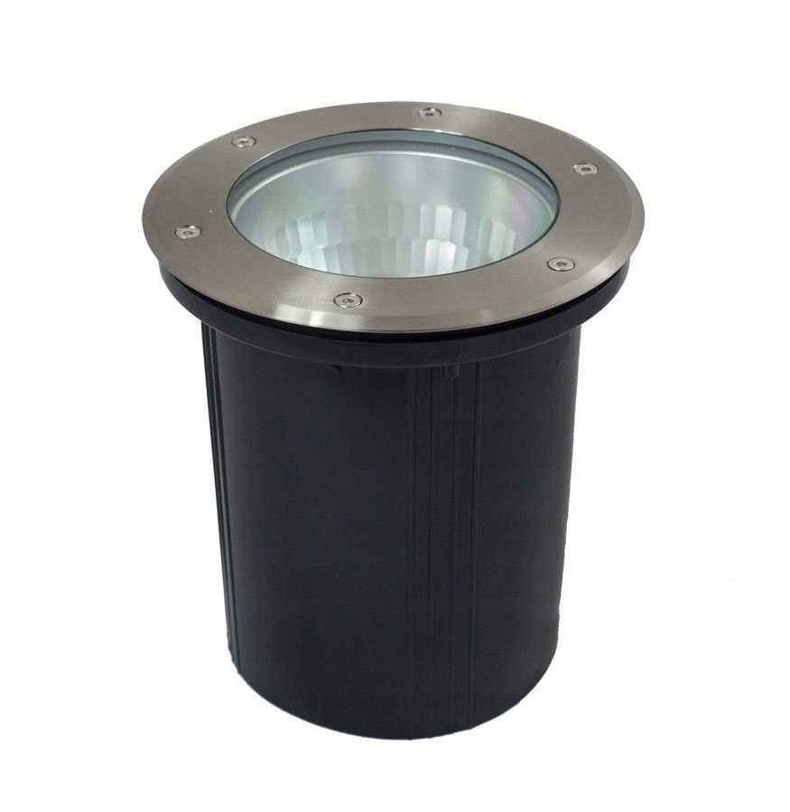 Lampa nájazdová strieborná okrúhla 23 cm E27 IP67 Su-ma