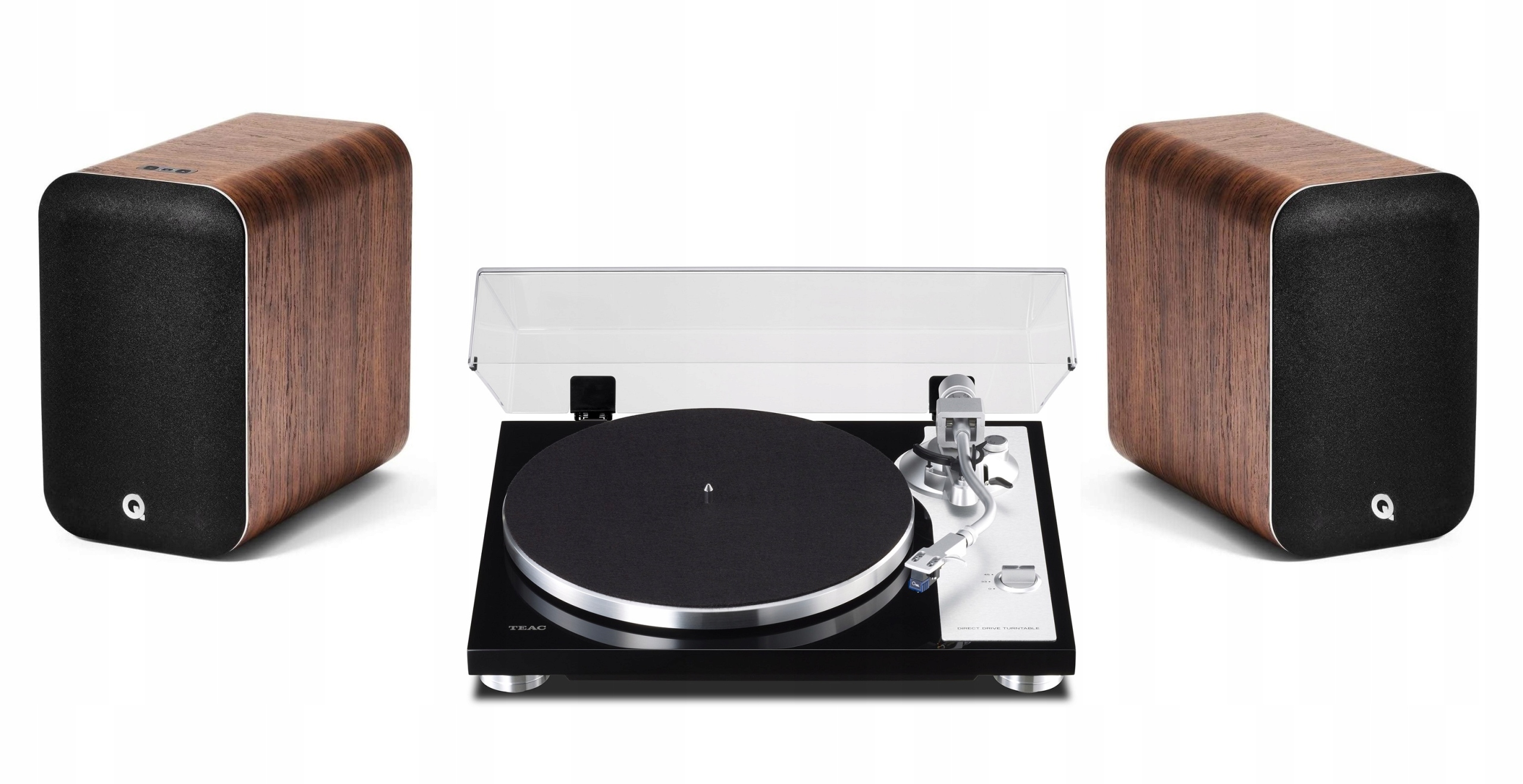 Teac TN-4D-SE Black Q Acoustics M20 Hd Walnut Kompletní Hraní V Jednom