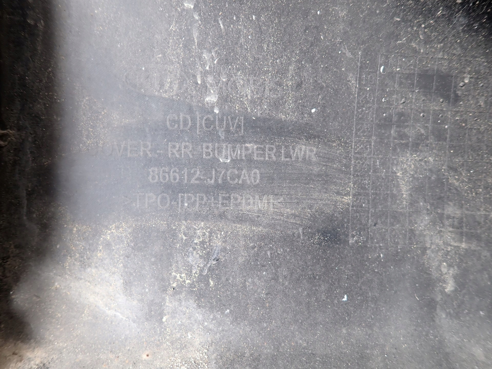 bumper rear part rear KIA XCEED X CEED CD 2019