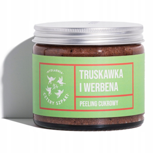 Cukrový tělový peeling jahoda a verbena 250 ml 4Špačci