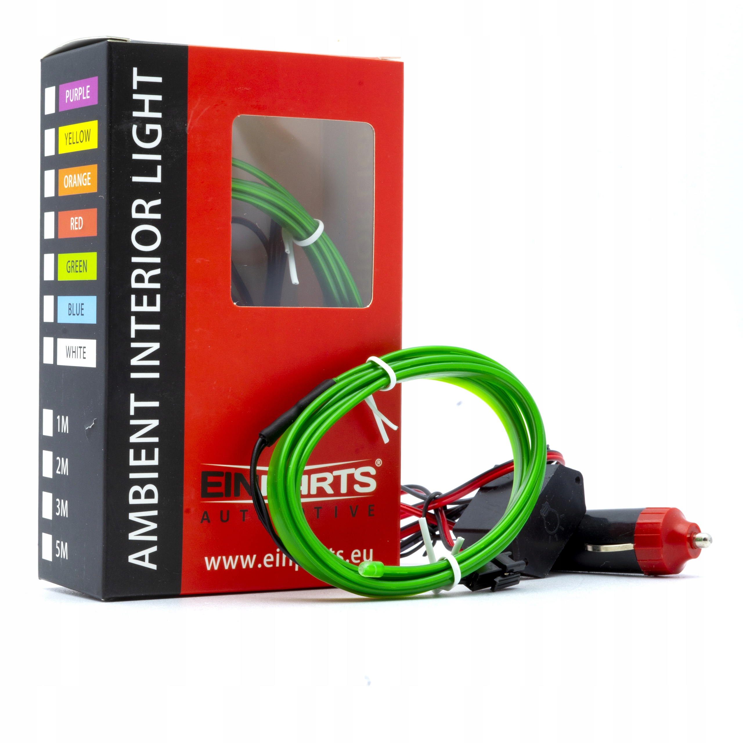 

Światłowód Ambient Light Led Pasek Zielony 1M