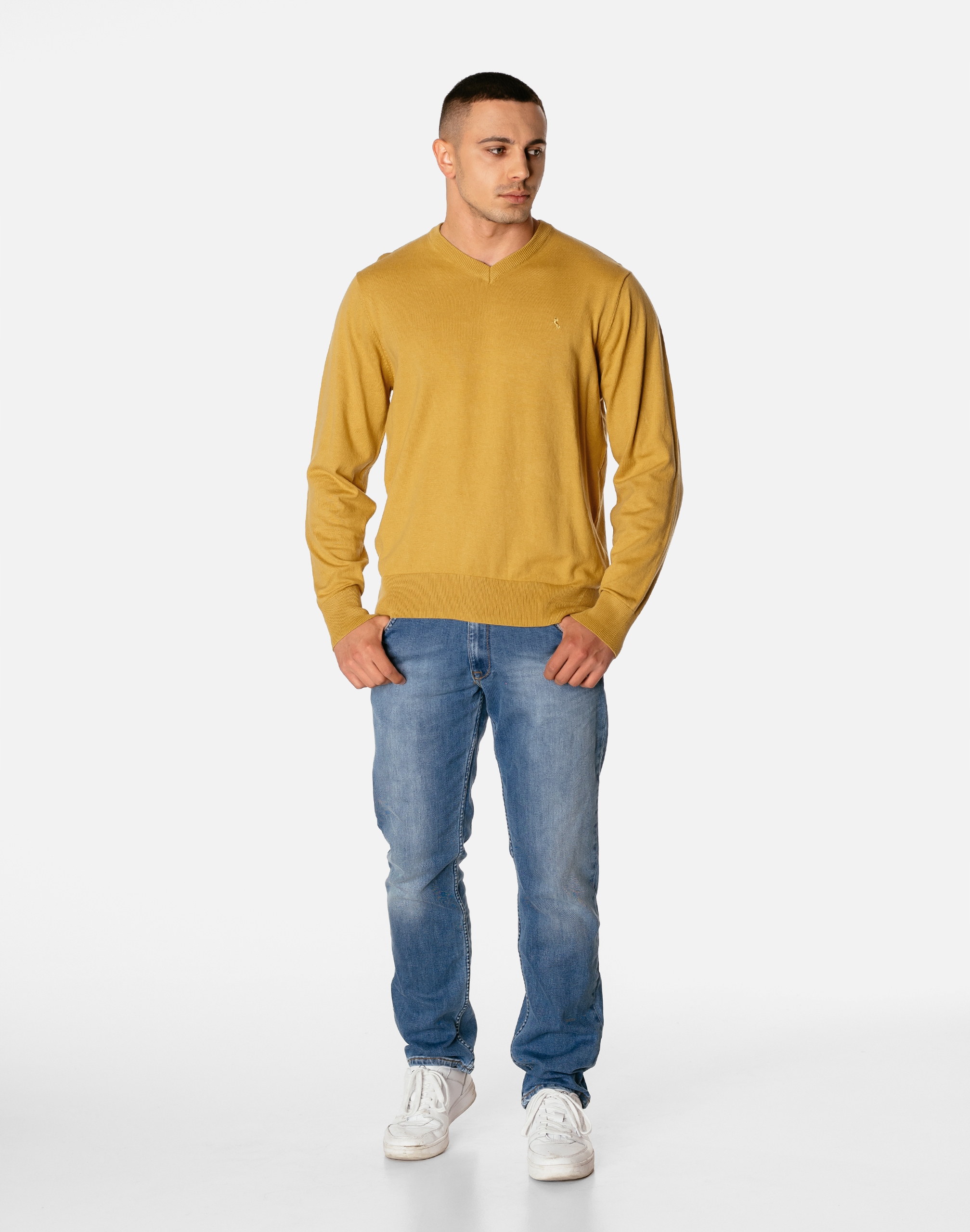 Cienki Sweterek Sweter Męski Serek S1S YTFC02 XXL Marka inna