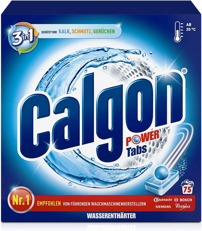 

Calgon 3in1 Power Tabs Odkamieniacz 75 Tabletek De