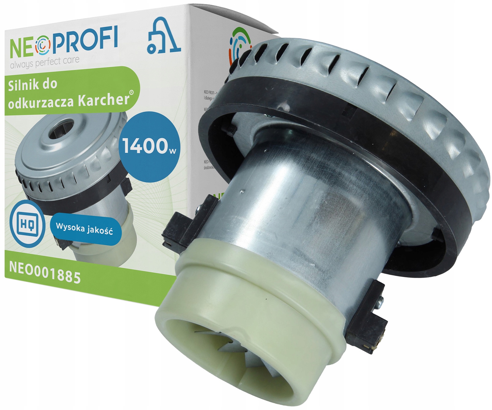 Silnik turbina DW-PC52 1400W do odkurzacza Karcher Se 4001 WD2 WD3 MV2 MV3
