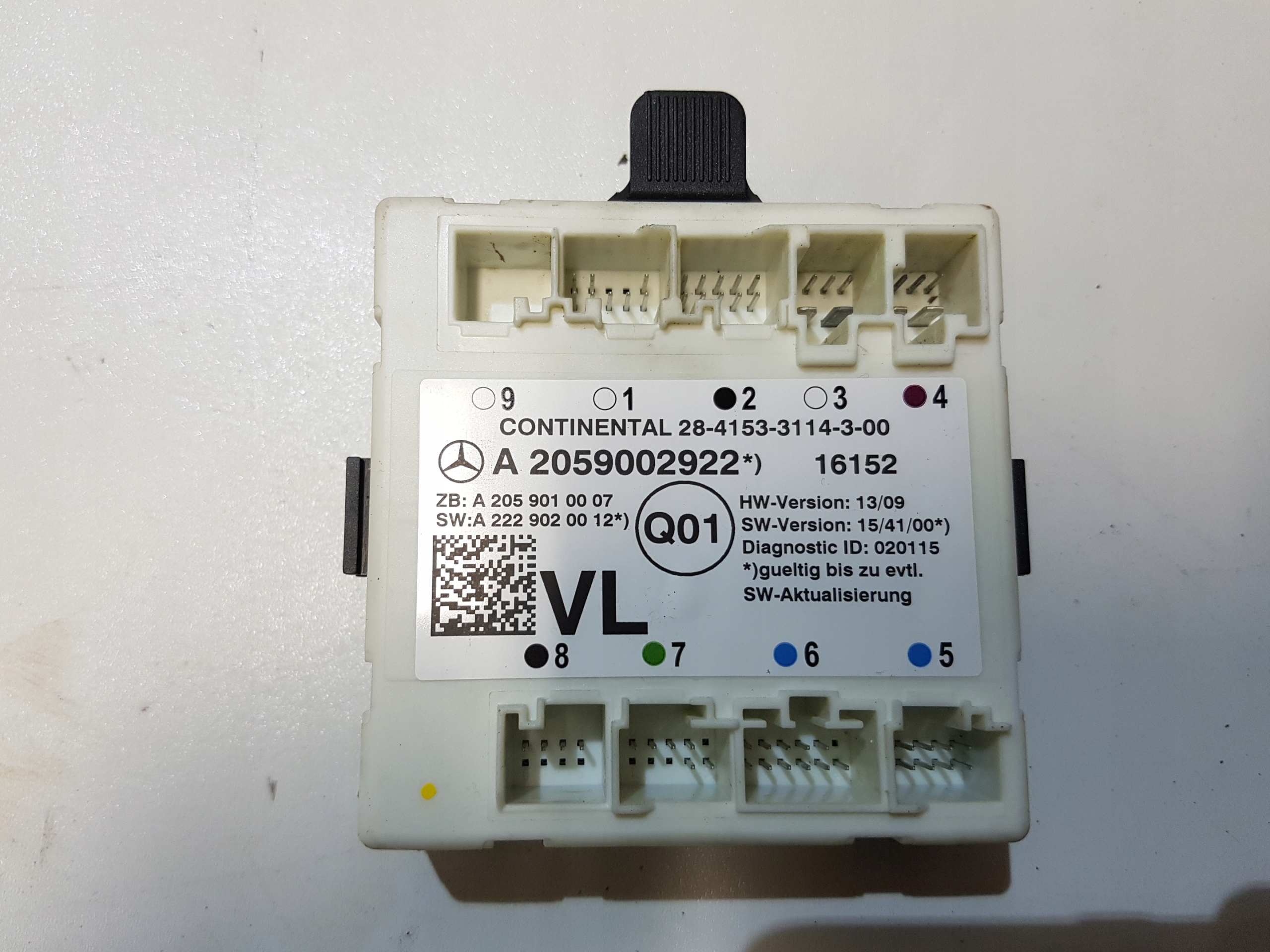 MERCEDES W205 module control unit door left front