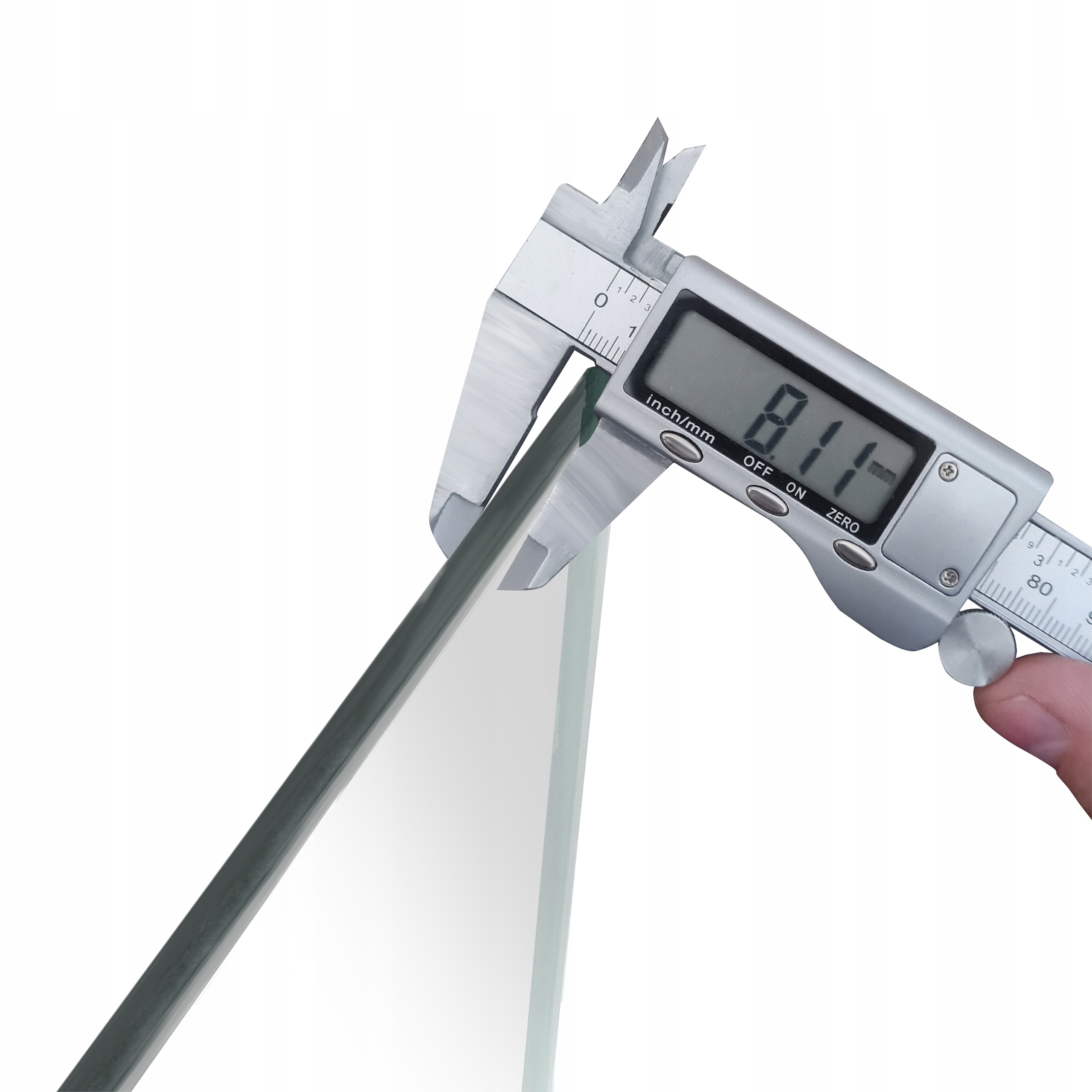 ŚCIANKA SZYBA PRYSZNICOWA WALK-IN 100 CM CHROM DRZWI KABINA SZKŁO 8MM ESG Grubość szkła/szyby 8 mm