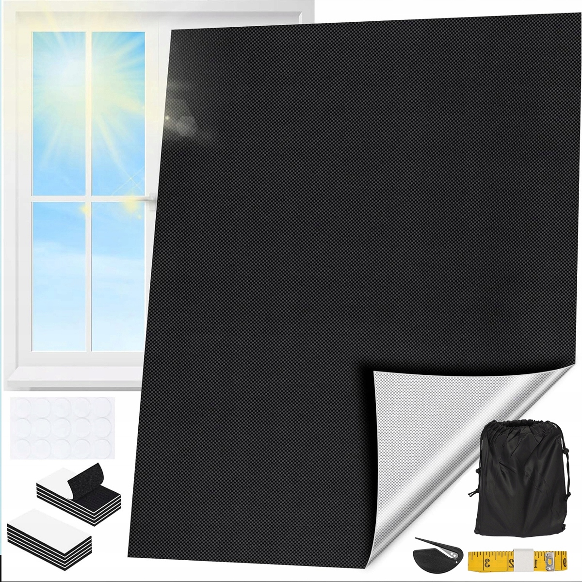 Zatemnění Do Okna Zatemňovací Roleta Závěs 145X300