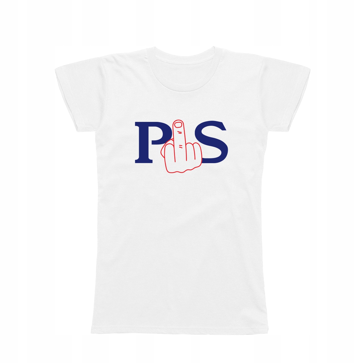 

M - Koszulka T-shirt Fuck Anty Pis Palec Środkowy