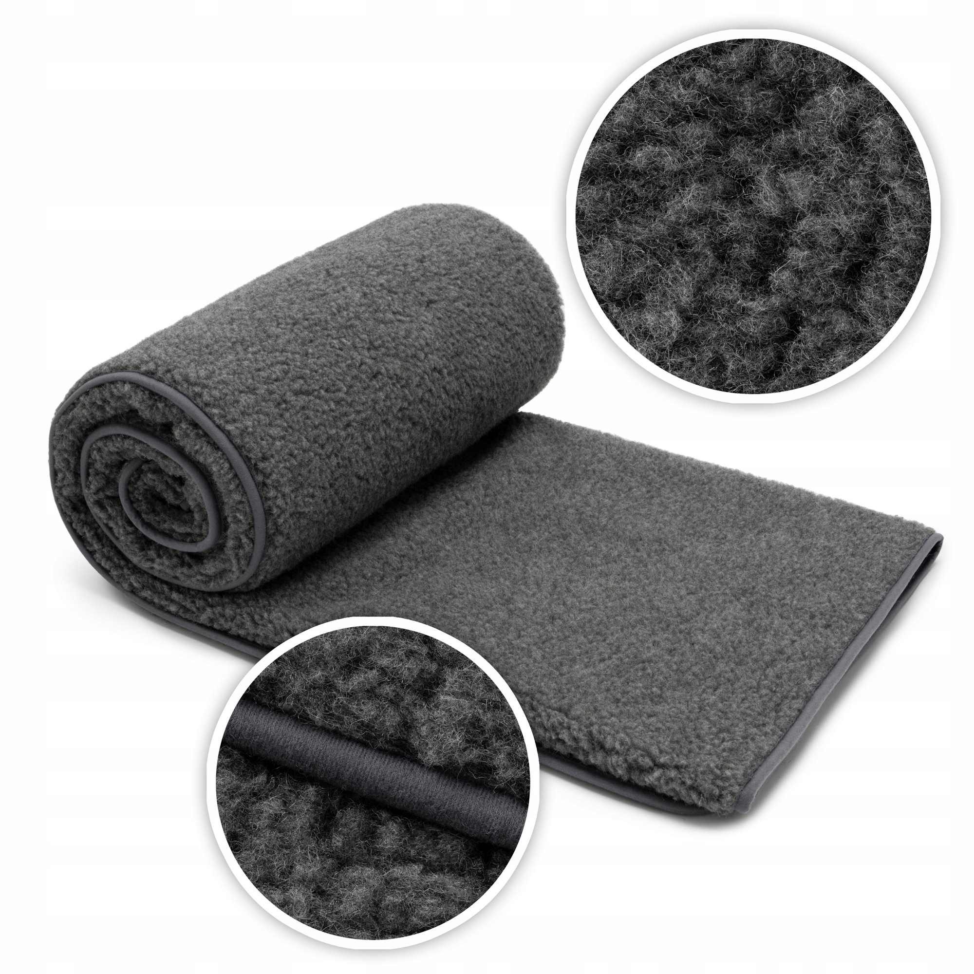 KOC WEŁNIANY 100x140 WEŁNA 100% MERYNOS