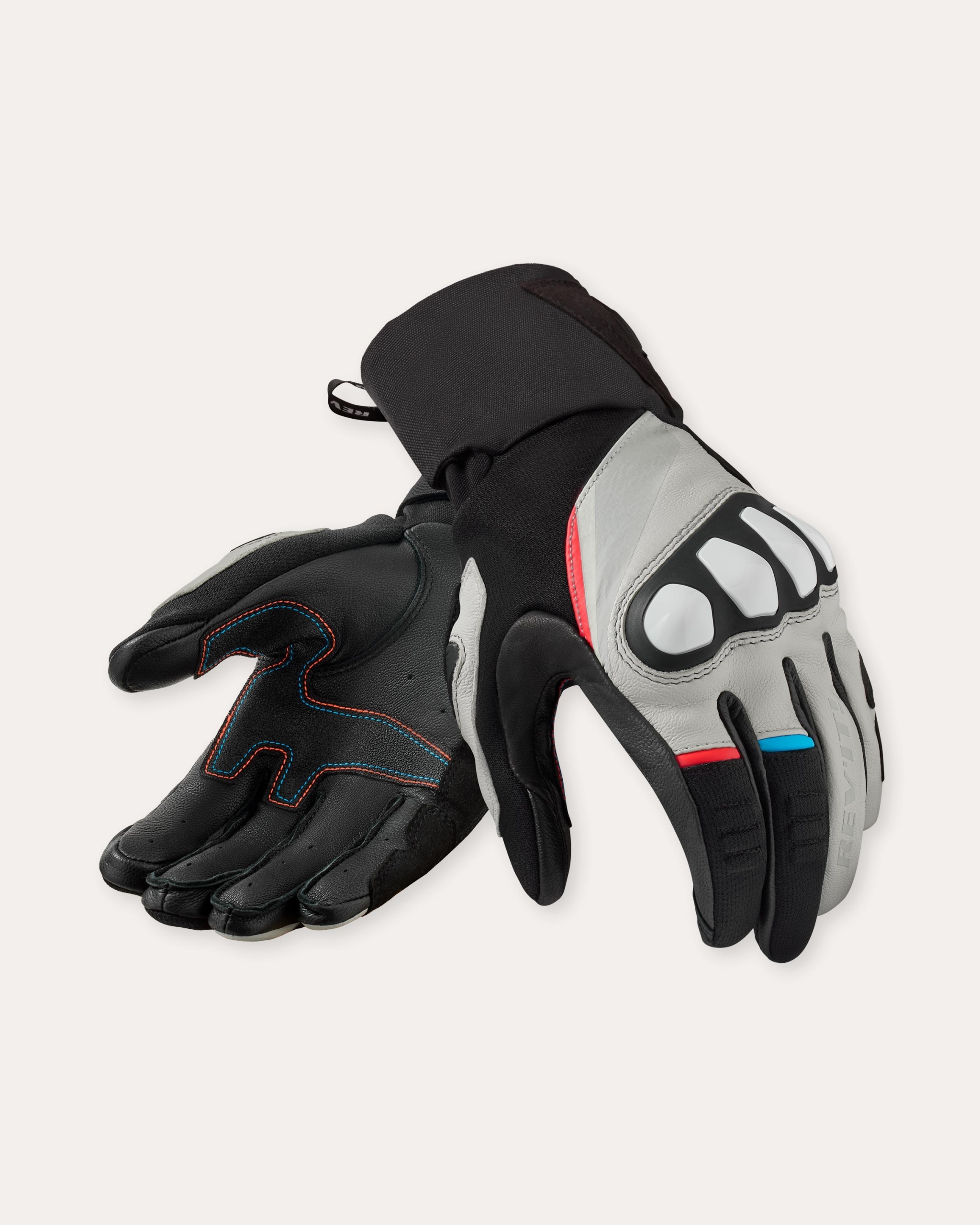 Rukavice Rev'it! Combustion Black Light Grey veľ.L