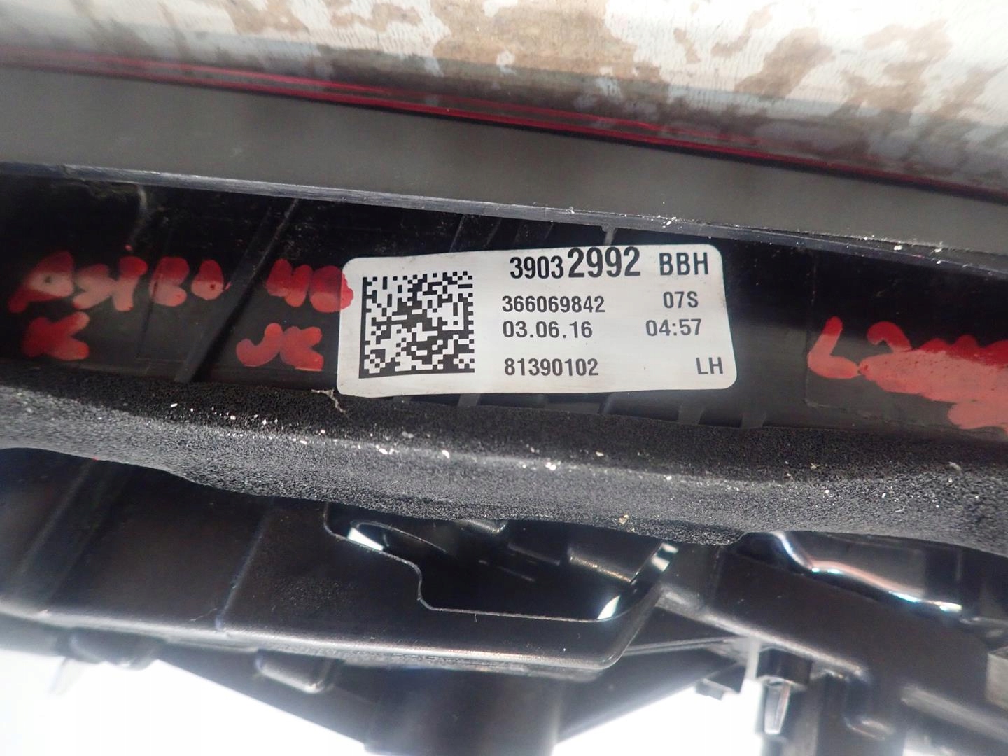 light rear part rear left OPEL ASTRA V K 2016- HB