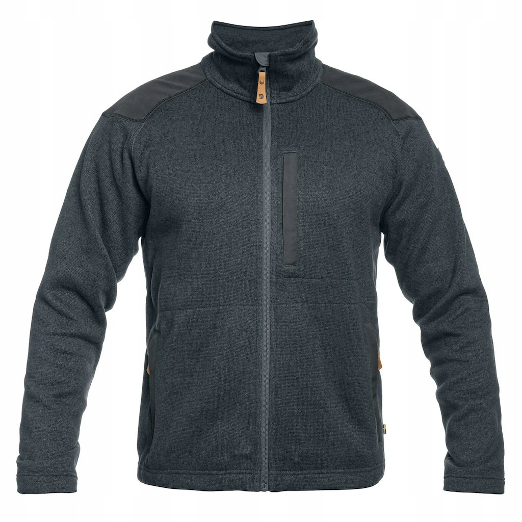 Bluza rozpinana Fjallraven Buck Fleece graphite S