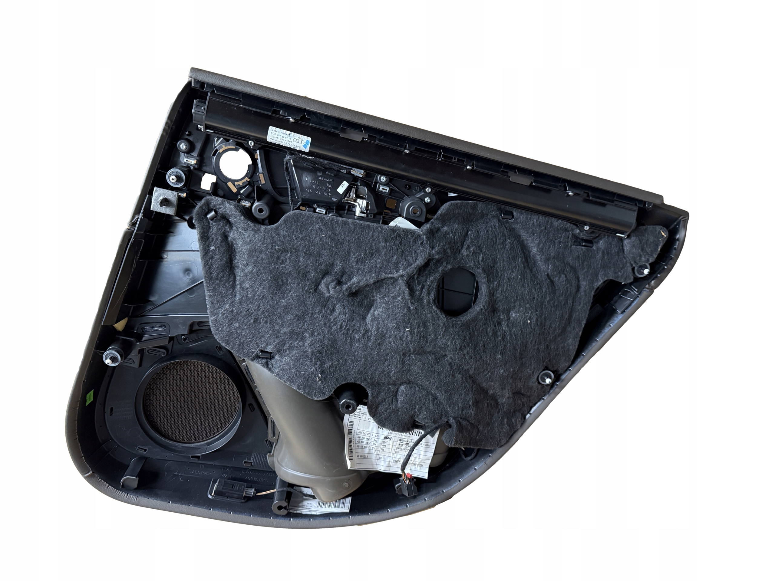 AUDI A6 4G upholstery side door left rear part leather