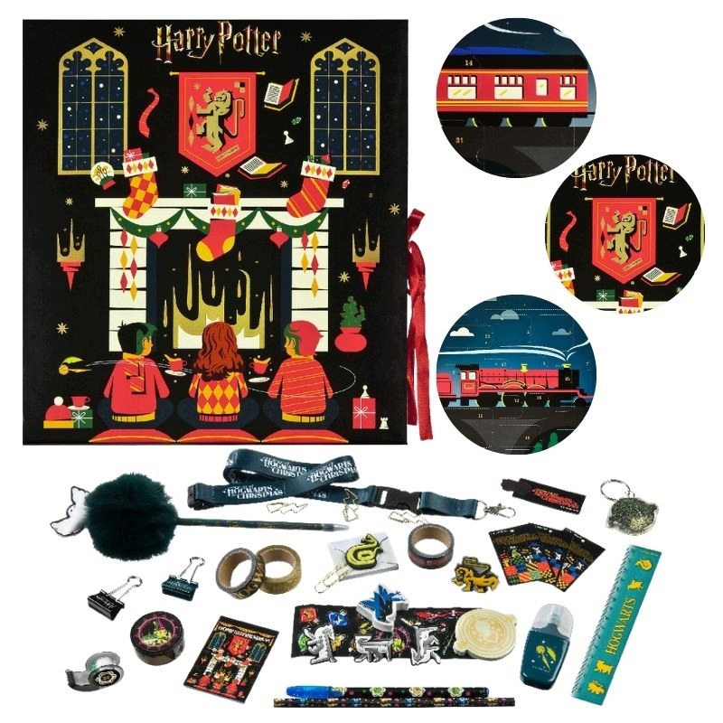 Адвент-календарь Harry Potter Wizarding World, 24 канцелярских сюрприза, от 3 лет