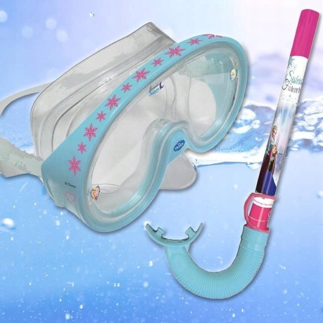 Zestaw do pływania nurkowania Frozen Kraina Lodu EDS9022FR Stan opakowania oryginalne
