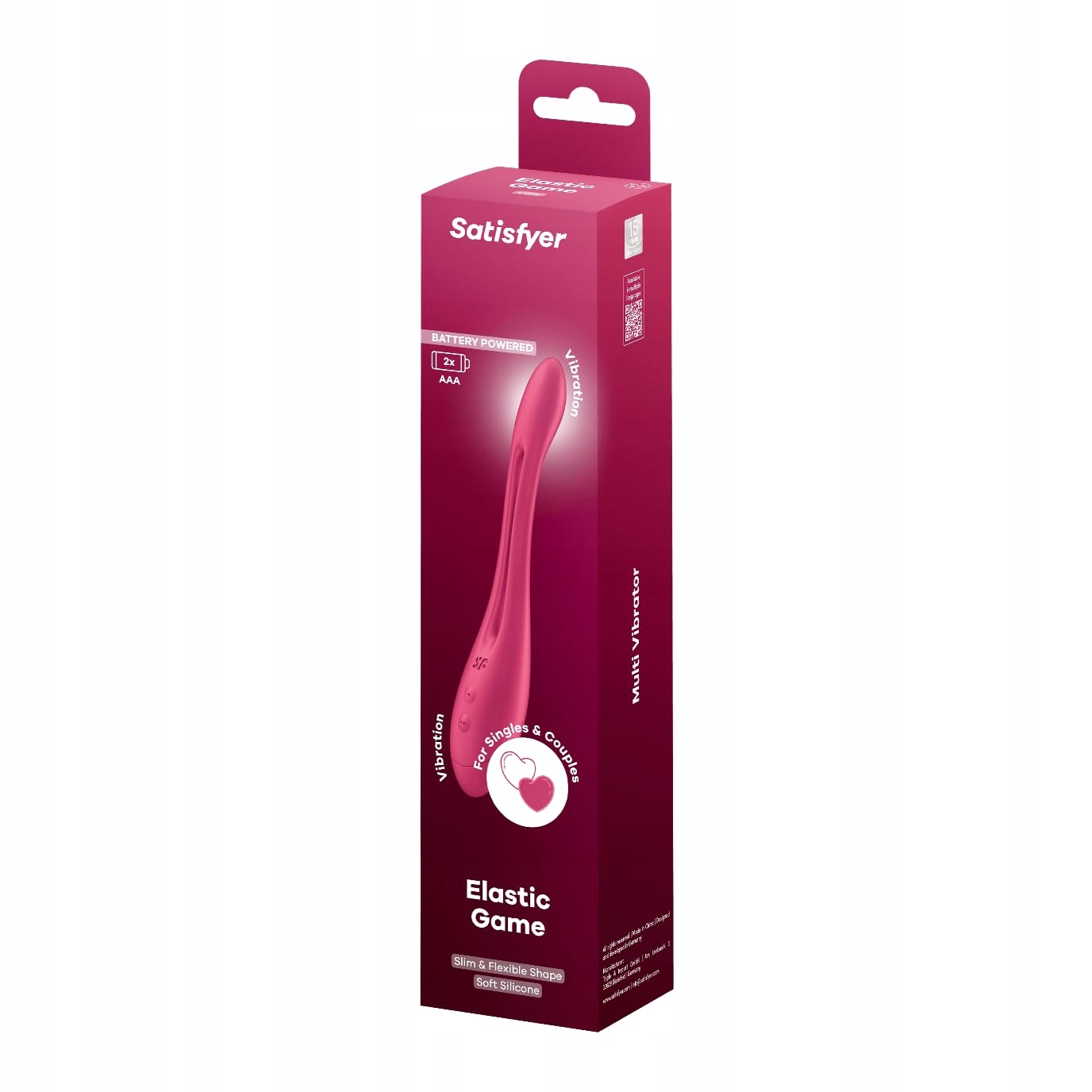 SATISFYER Elastic Game Wibrator Wielofunkcyjny 2 Silniki Wodoodporny — miniatura 3