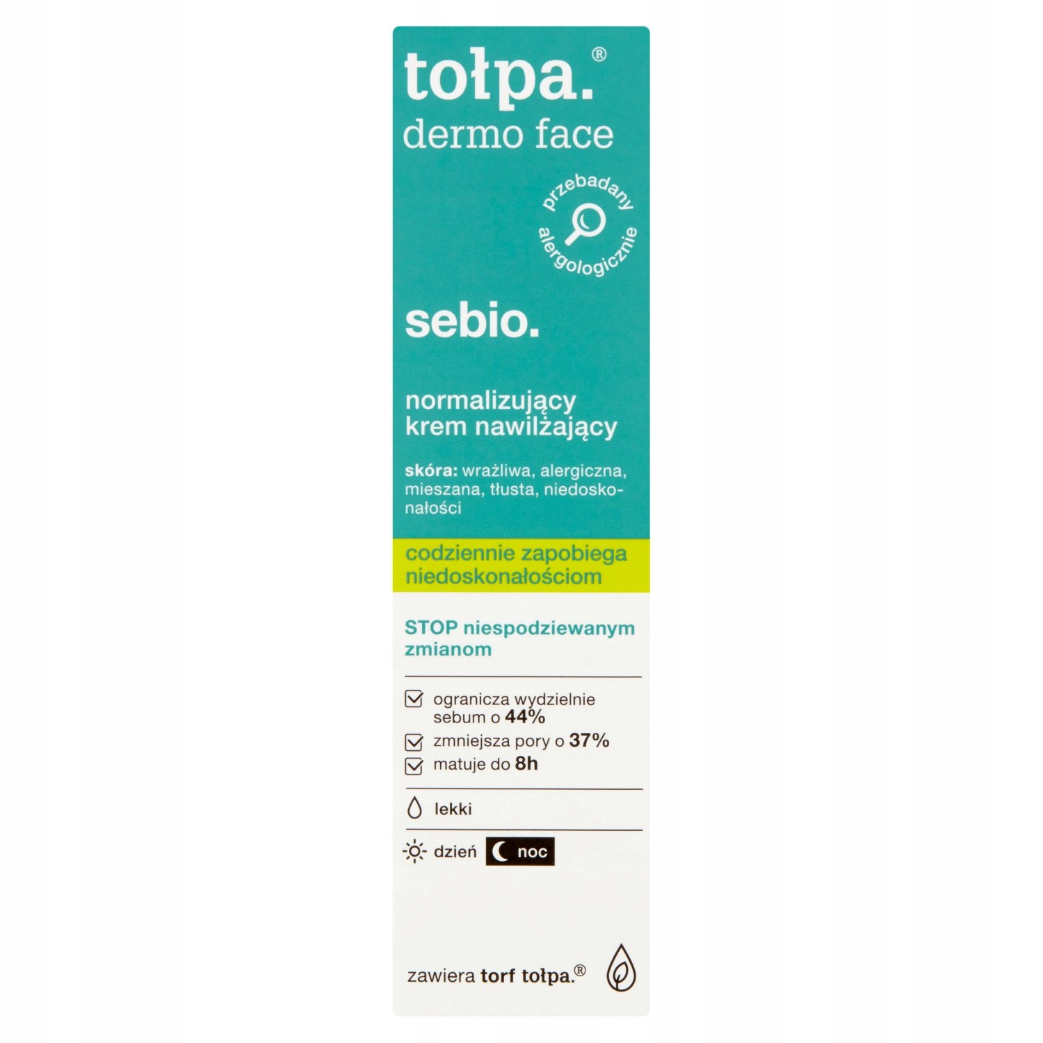 

Normalizujący krem na dzień i noc tołpa Sebio 40ml