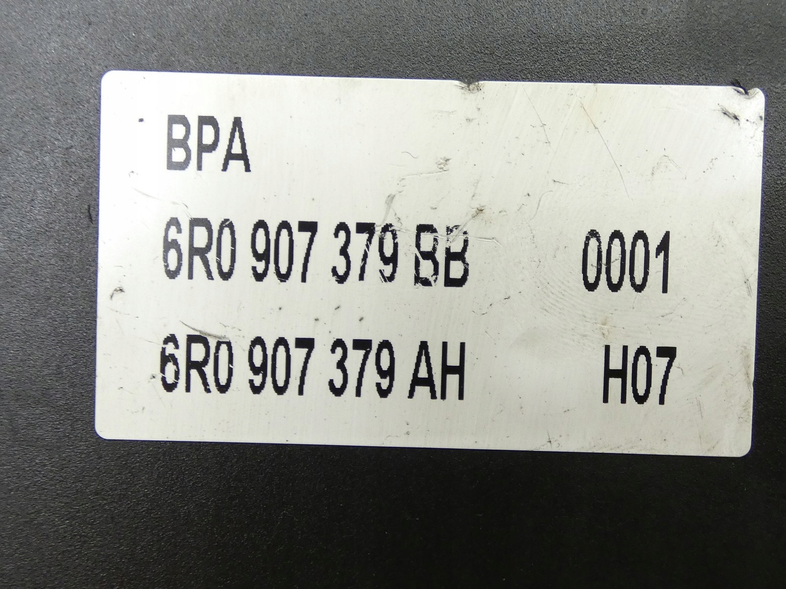 brake booster control unit ABS ESP AUDI A1 8X 1.4 TSI 6R0907379BB
