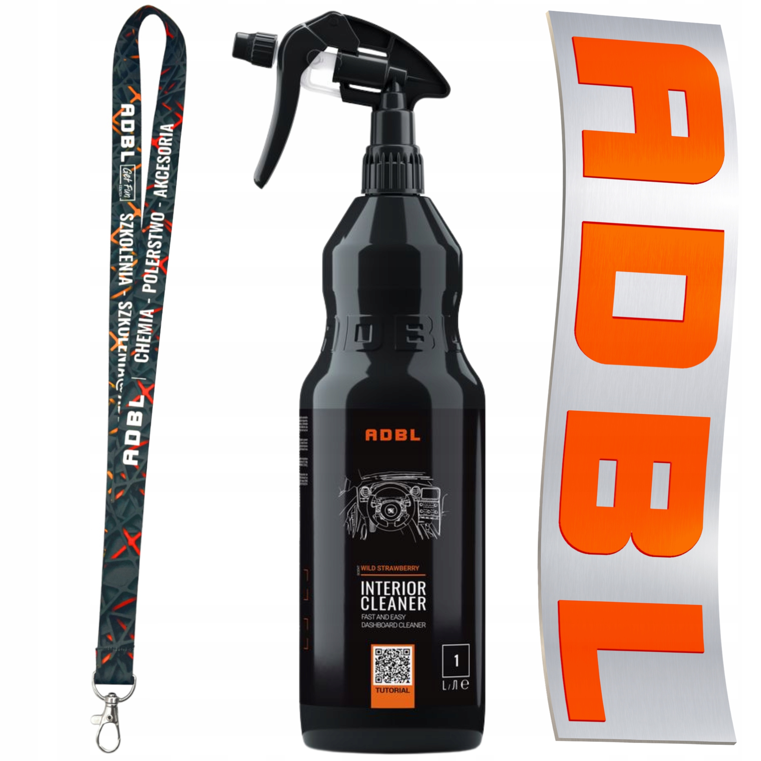 Adbl Interior Cleaner Płyn Do Czyszczenia Plastików Kokpitu Wnętrza 1L