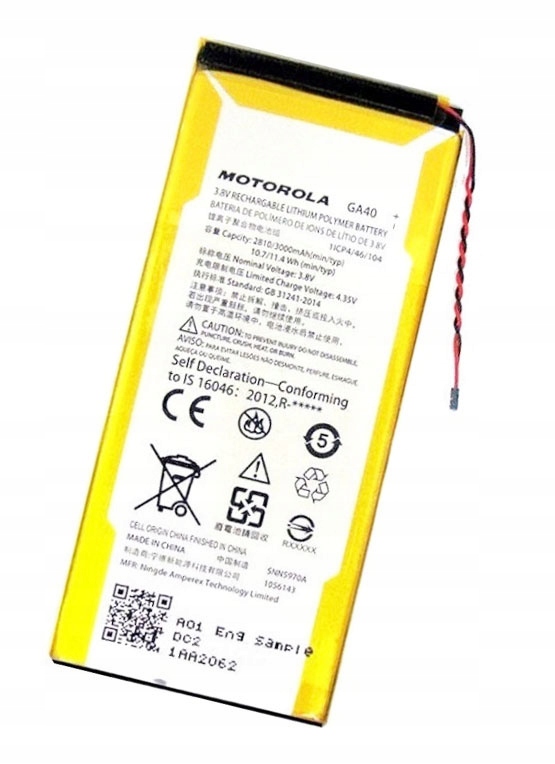 

Bateria Motorola Moto G4 XT1625 GA40 2810 mAh