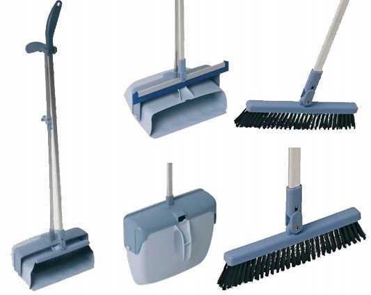 Sada lopatka uzavíratelná na tyč smeták pro systém lobby 25 cm