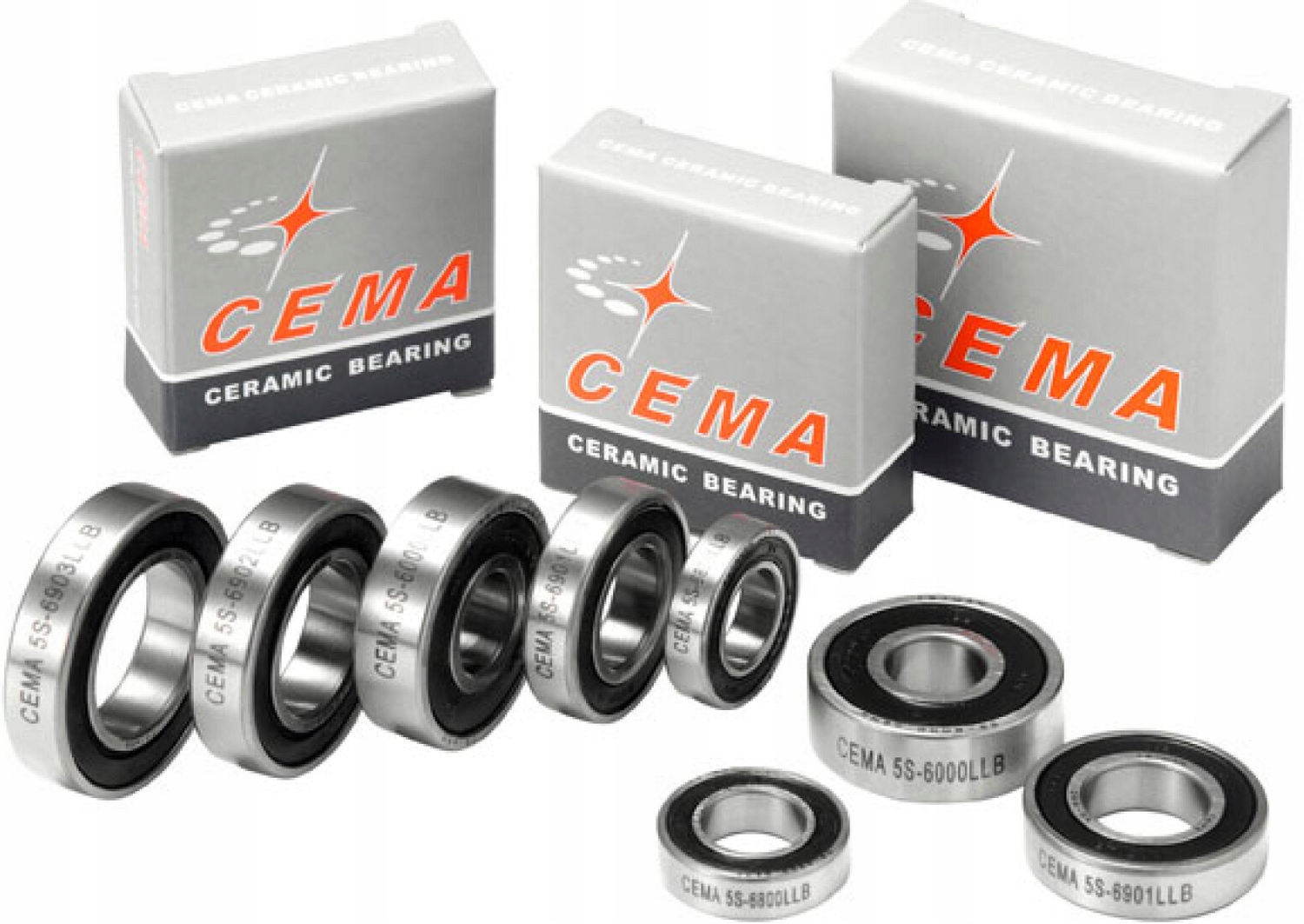 Cema łożysko piasty Abec 5 6201 12x32x10 stalowe