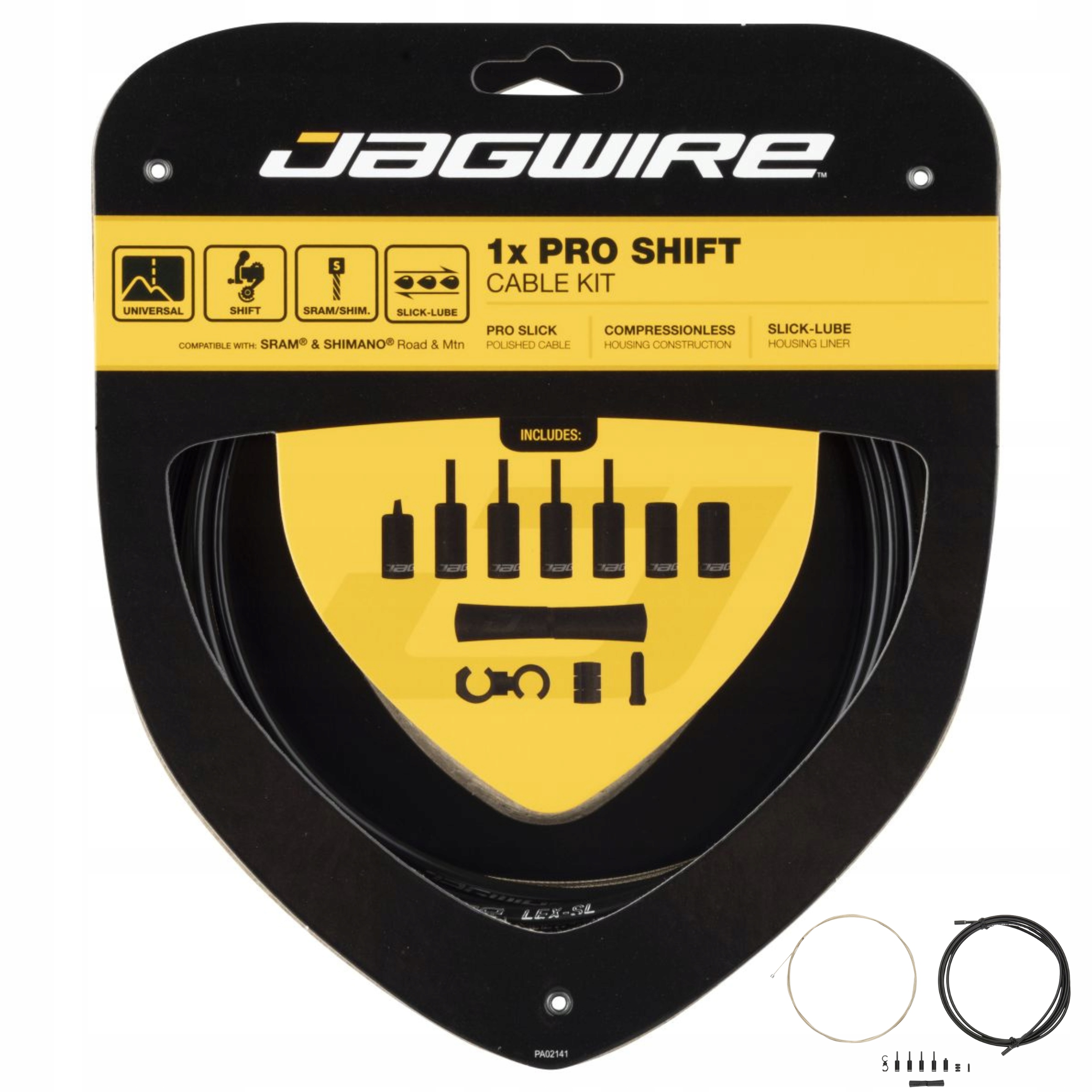 Zestaw Linki I Pancerze Przerzutki Jagwire Pro Shift końcówki PCK550