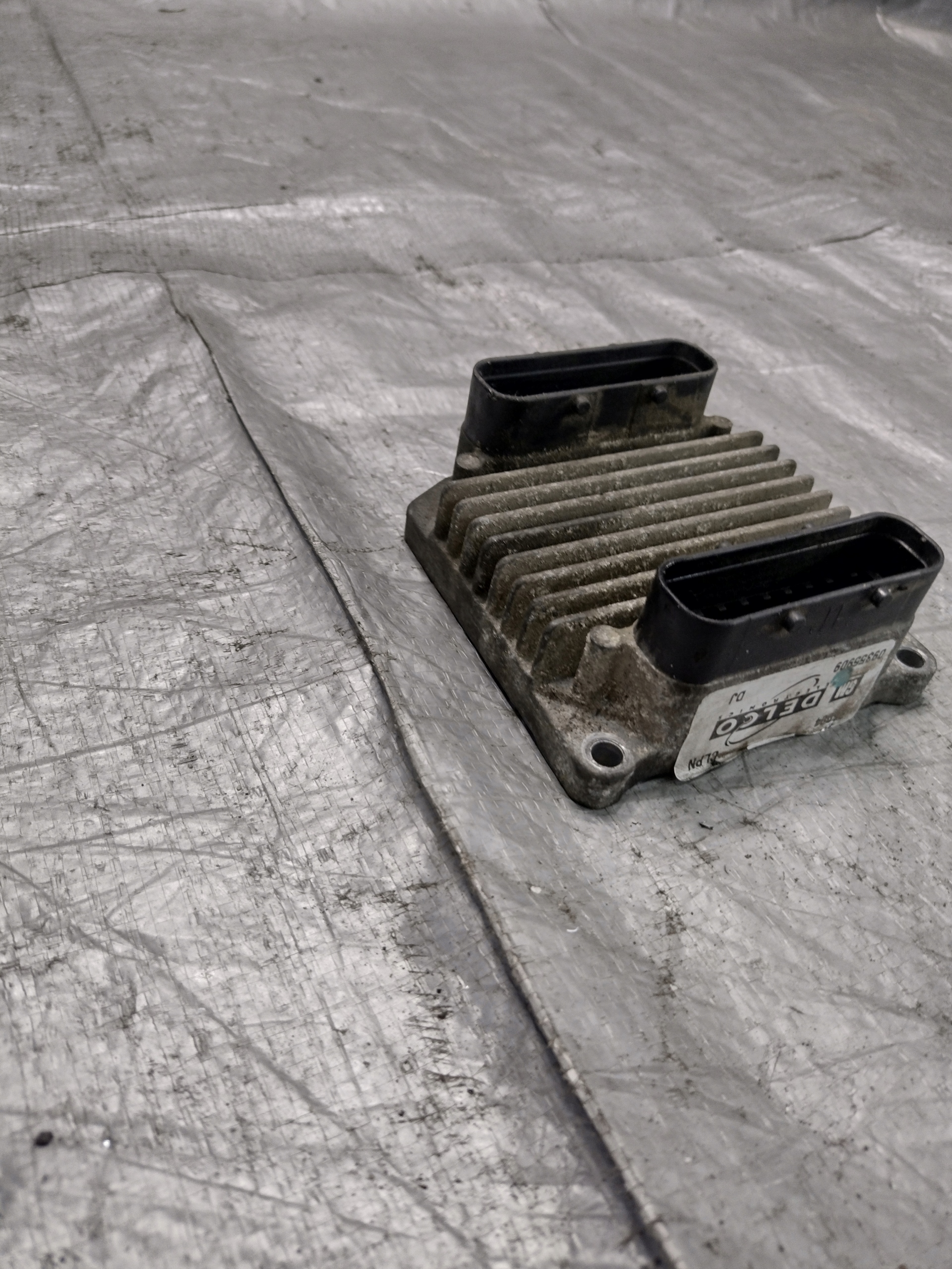 control unit of the engine Opel Astra G 1.4B 09355909