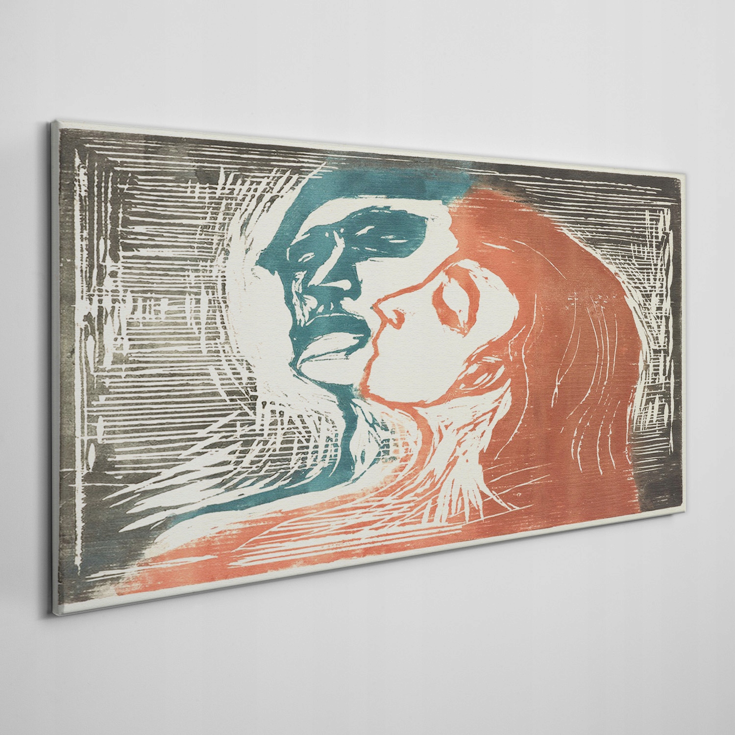 

Obraz ścienny na płótnie Postacie Munch 100x50 cm
