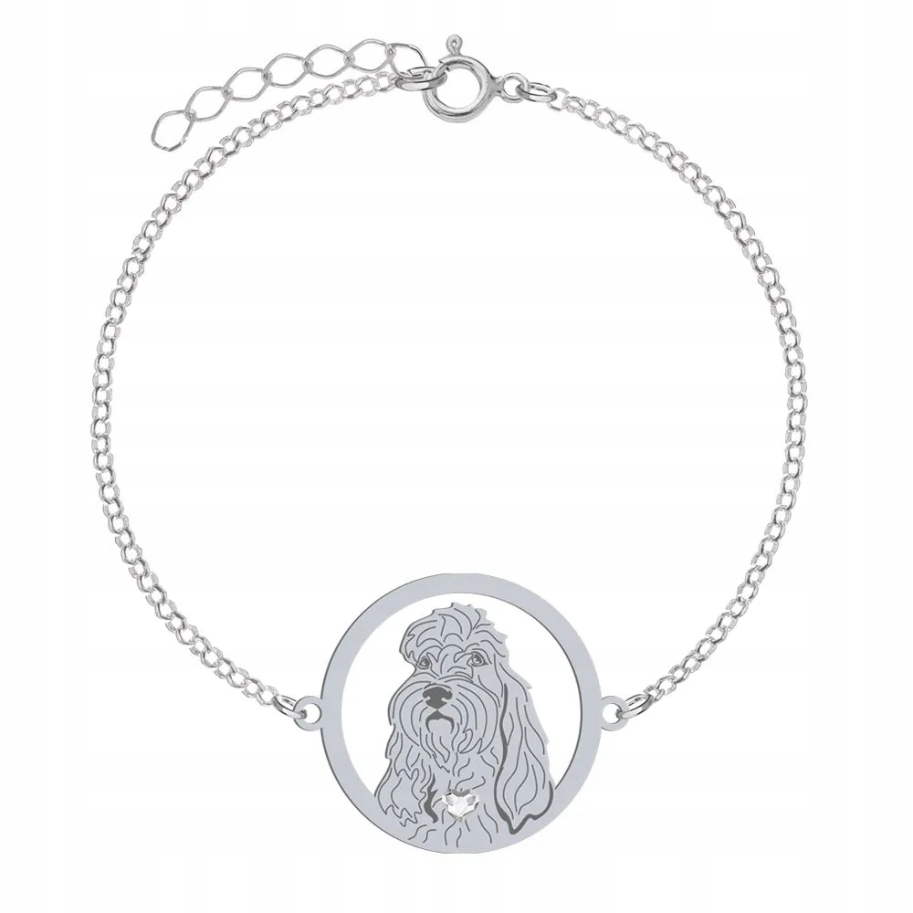 Náramek Stříbro Grand Basset Griffon Vendeen 925 Dedikace Gravírování Bonus