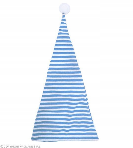 CZAPKA ŚPIOCHA ŚPIOCH SZLAFMYCA DO SPANIA BŁĘKITNA