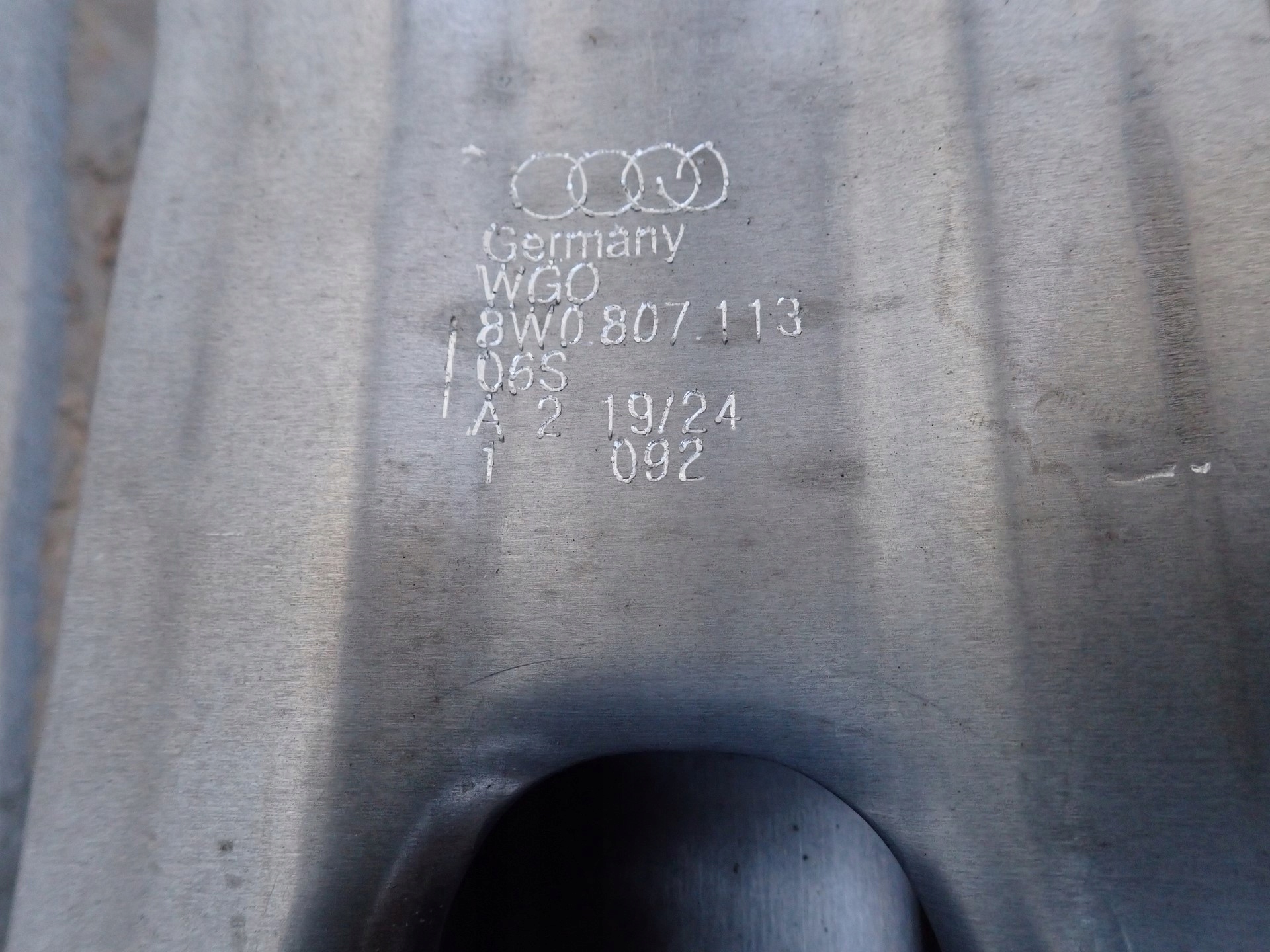 sider below front bumper front AUDI A4 B9 8W 2015- 8W0807113