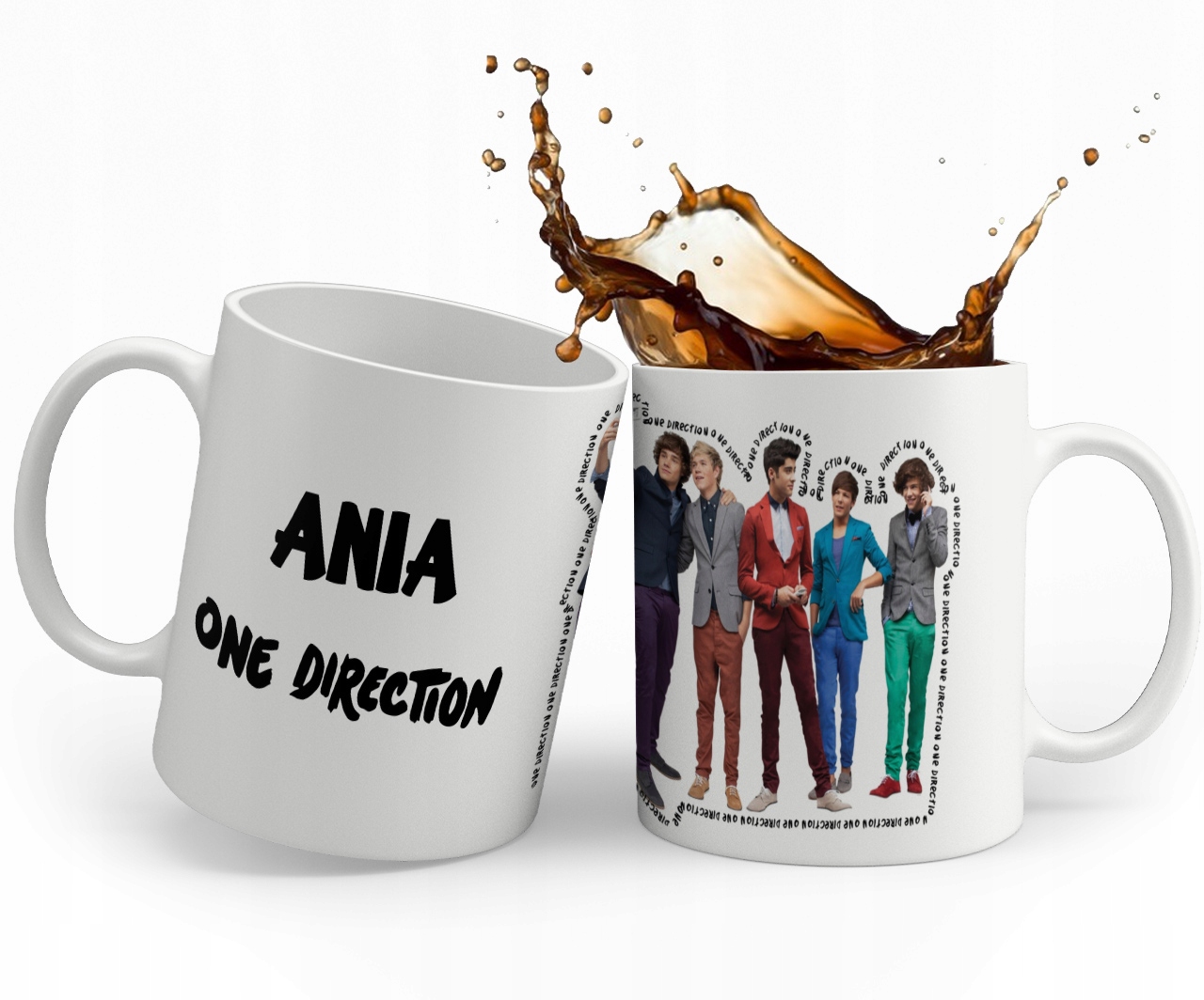Kubek One Direction Imie Kartonik