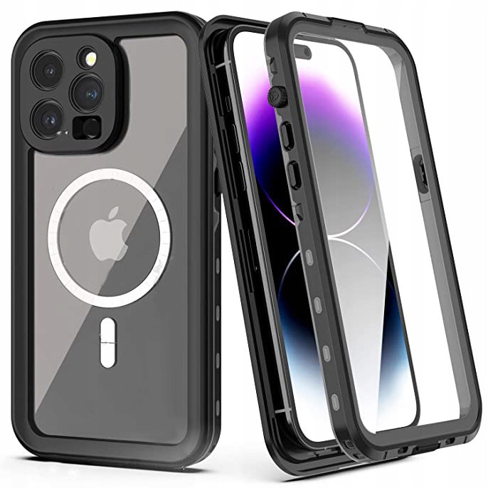 Pouzdro pro iPhone 14 Pro Max Voděodolné IP68 Pancerne Magsafe vodotěsné