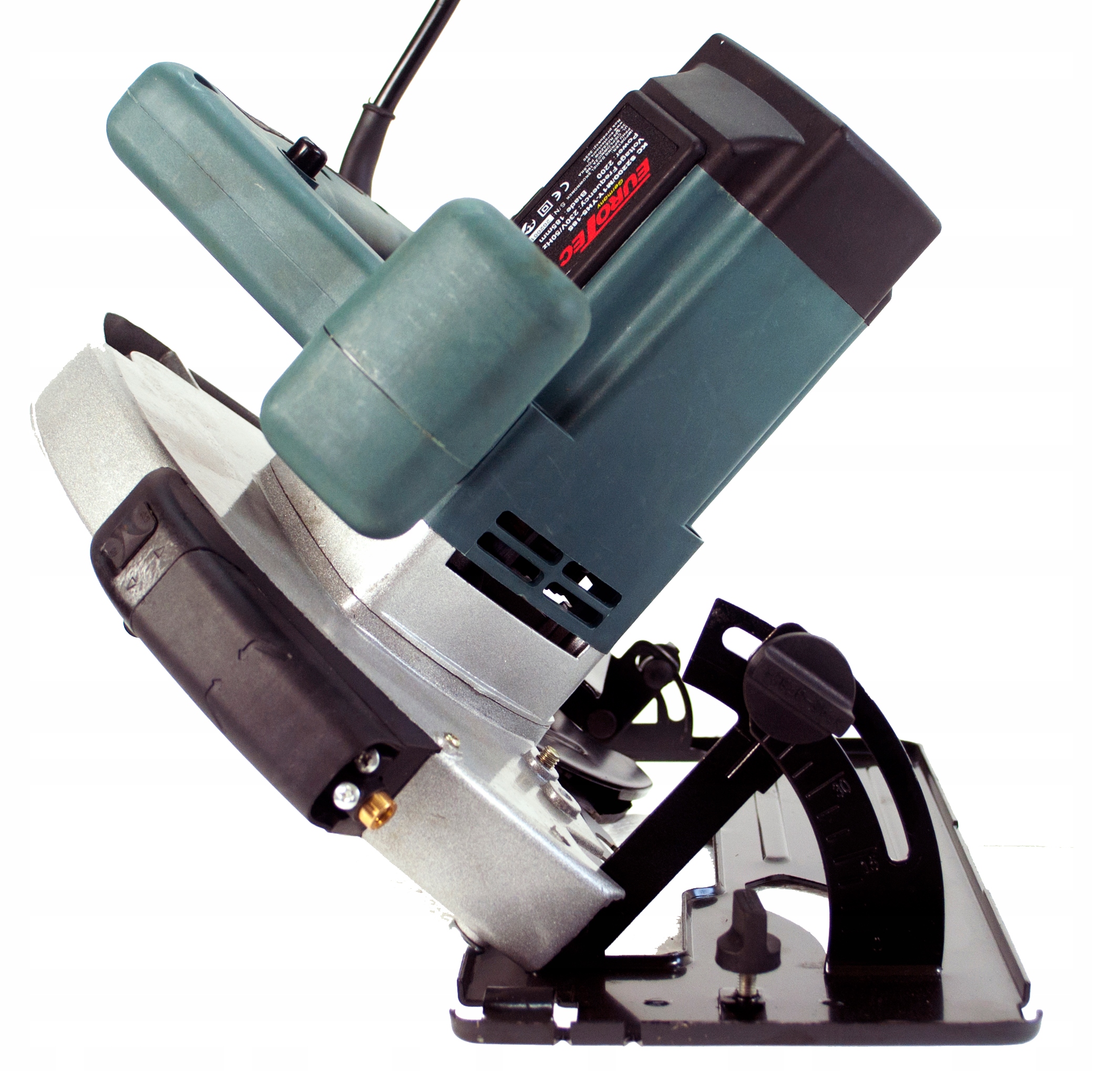 PILARKA PIŁA TARCZOWA DO DREWNA Z LASEREM EUROTEC Maksymalna moc 2200 W