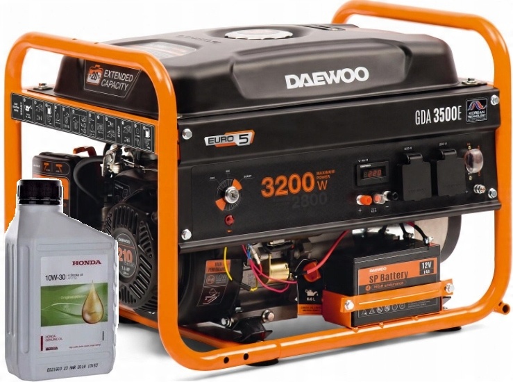 

Daewoo Agregat Prądotwórczy Gda 3500E 3200W Honda