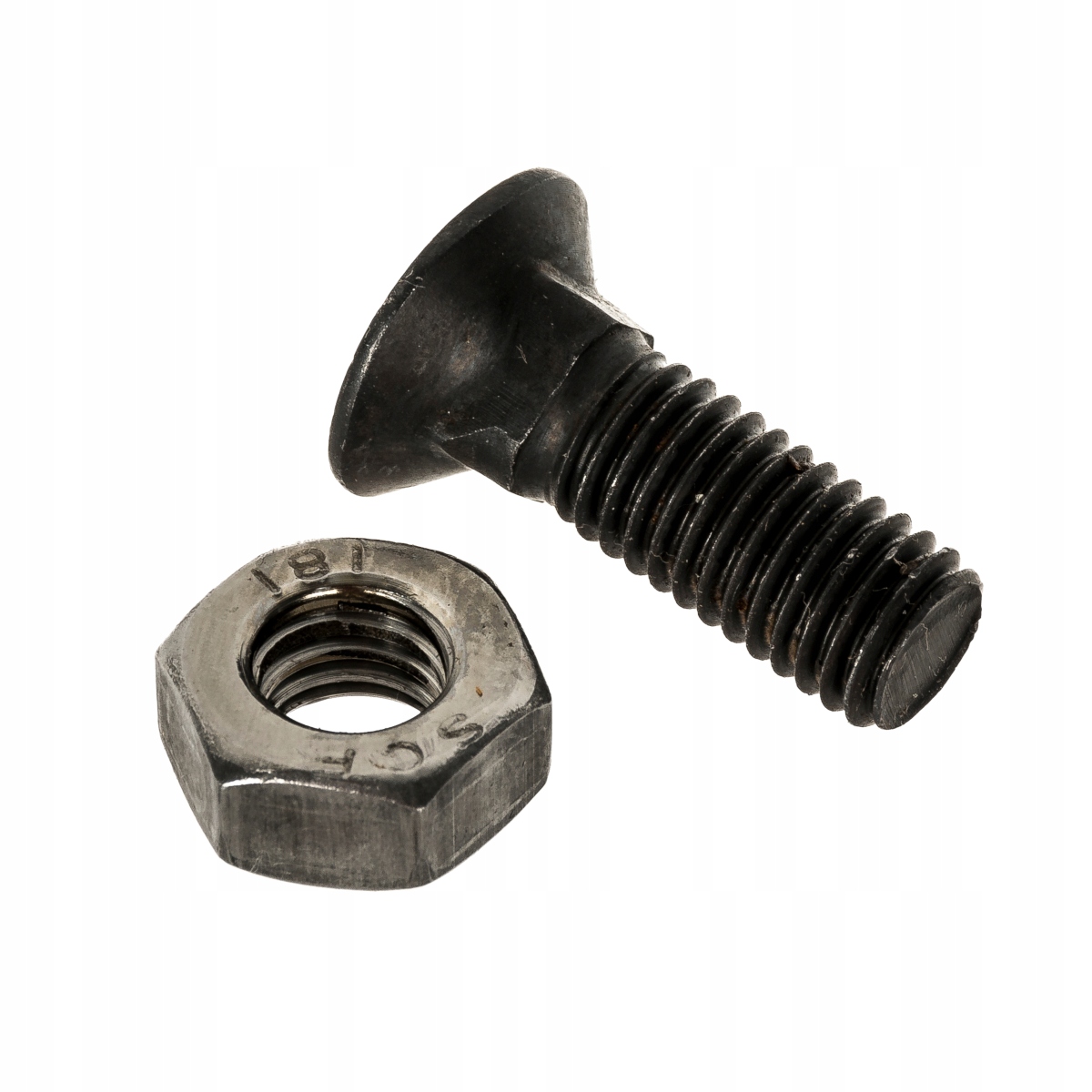 Śruba płużna M10x30 DIN 608 10.9 z nakrętką 25szt. Marka maszyny Inna